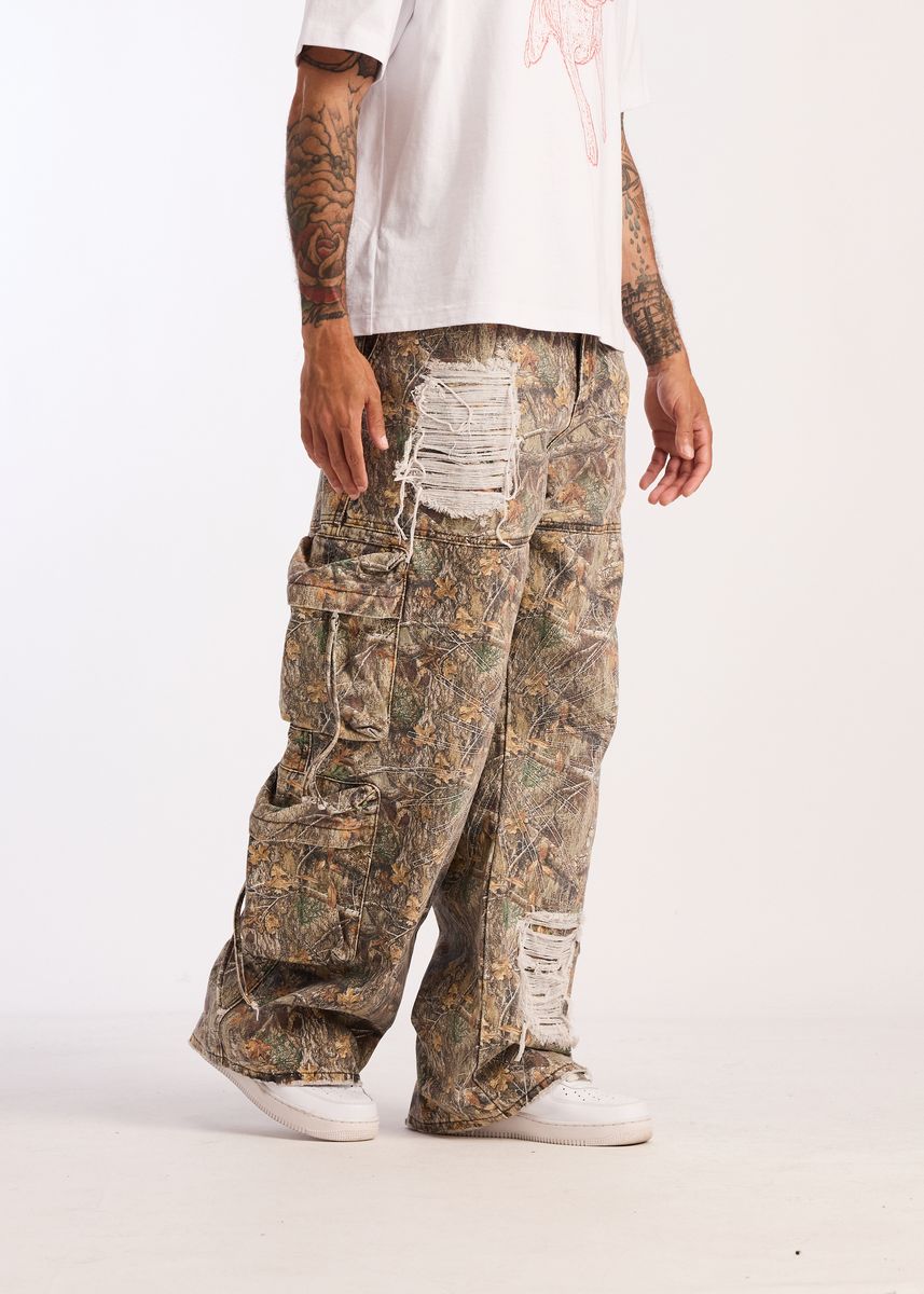 Embellish Forest Baggy Cargo Pants