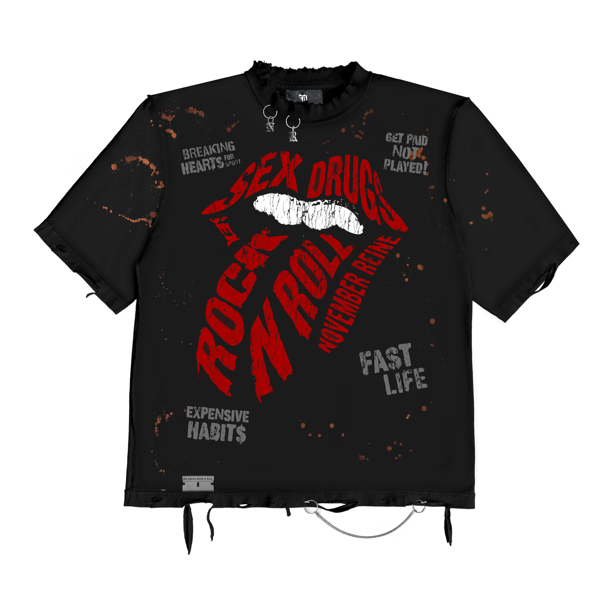 November Reine The Life of a Rolling Stone T-shirt