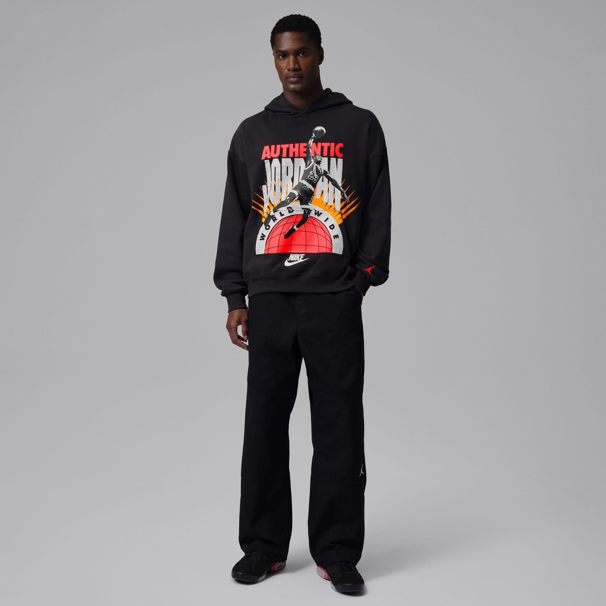 Jordan Brooklyn Fleece Hoodie “Infrared 23”