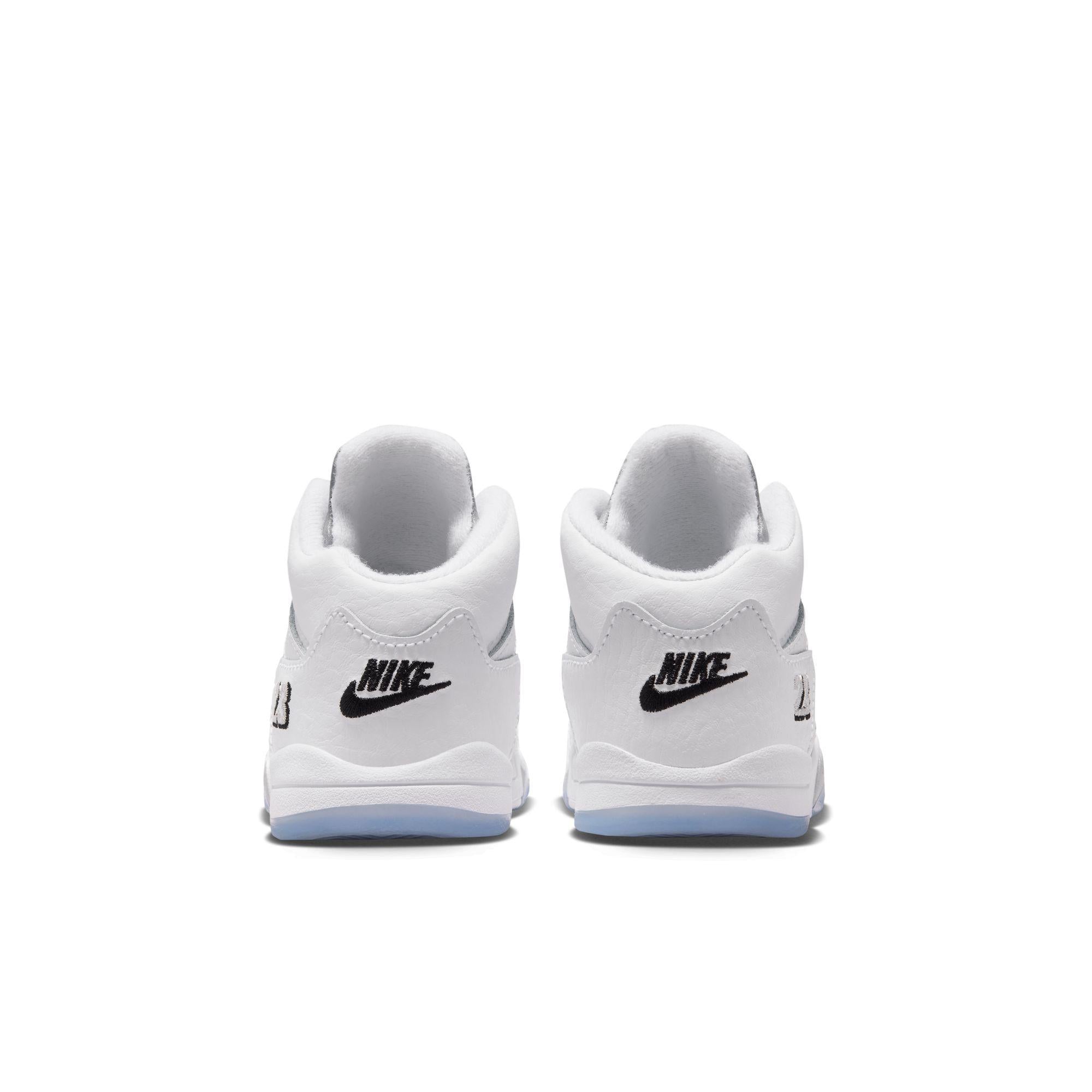 Jordan 5 Retro Toddler “White Metallic”