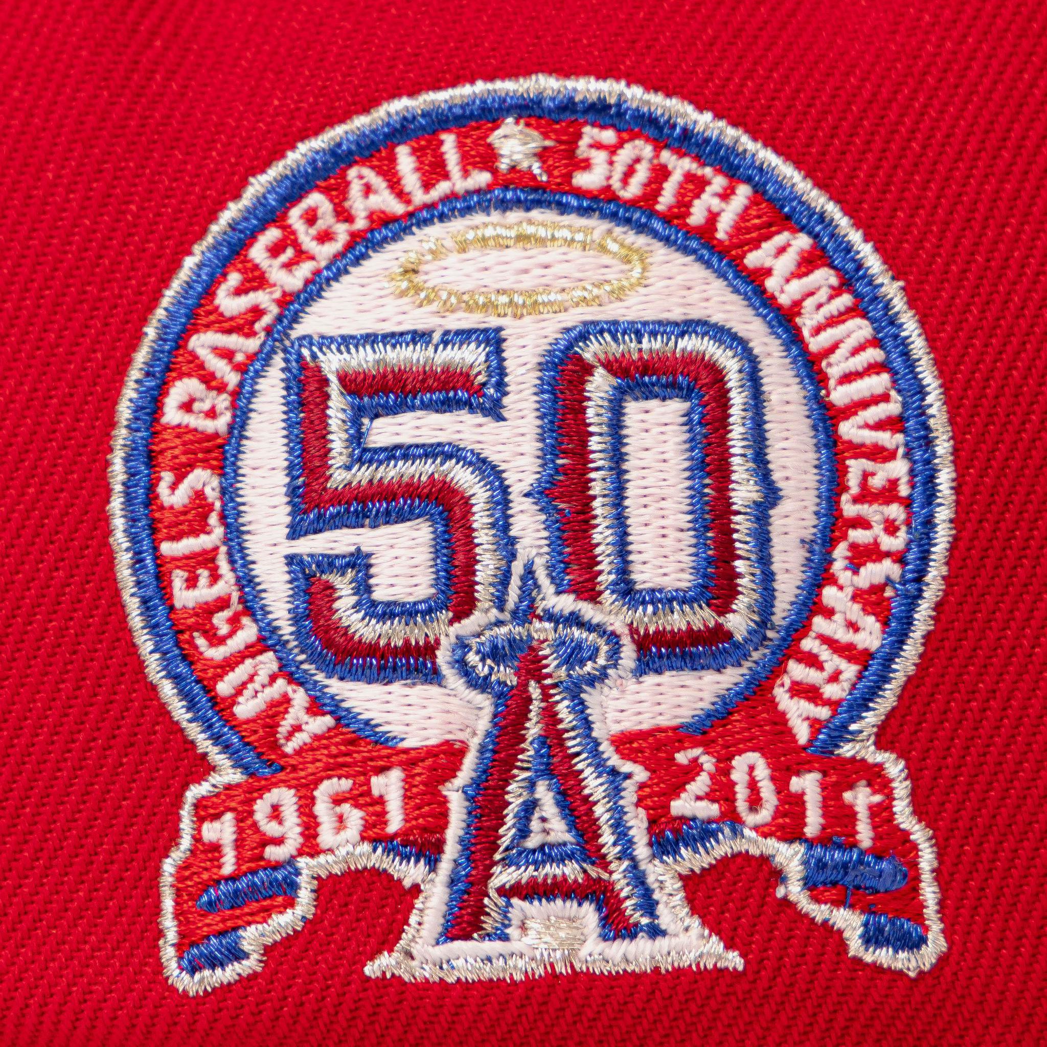 New Era Anaheim Angels 50th Anniversary Patch Fitted