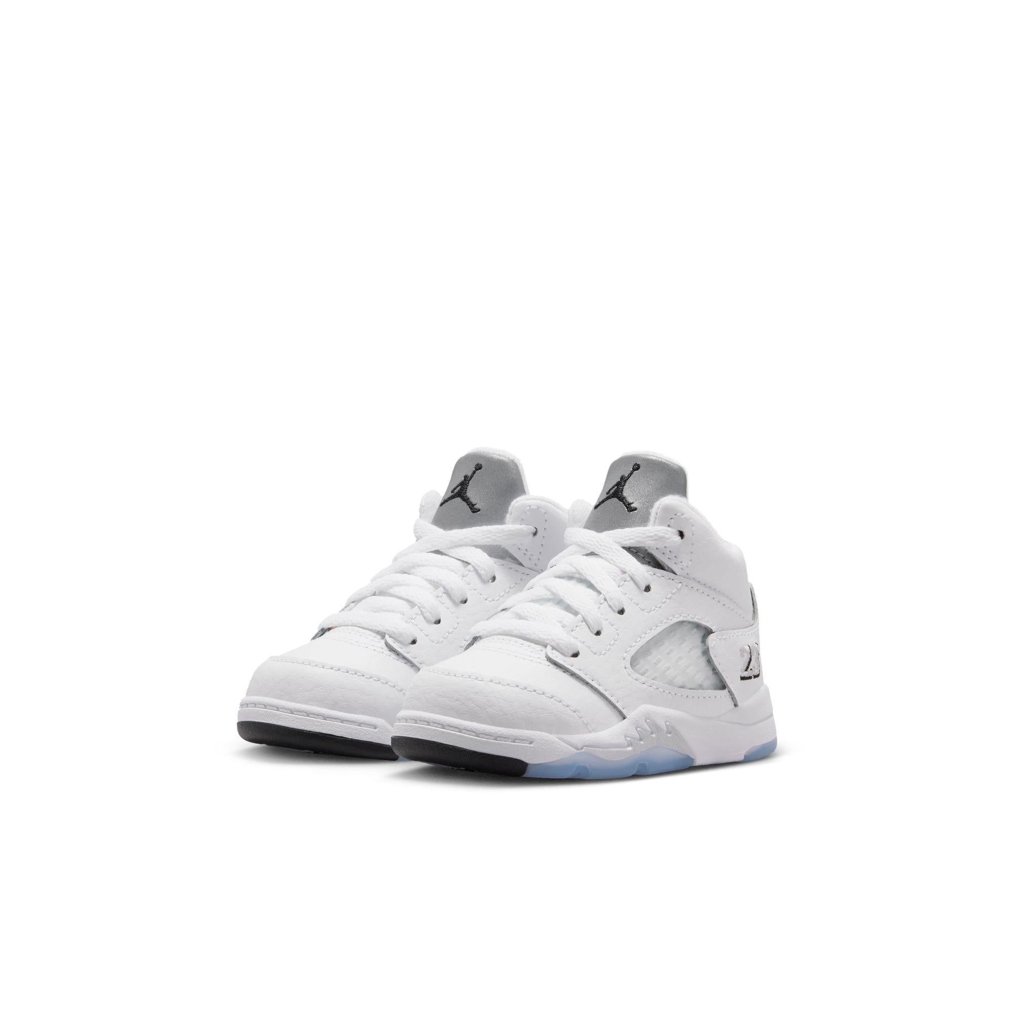 Jordan 5 Retro Toddler “White Metallic”