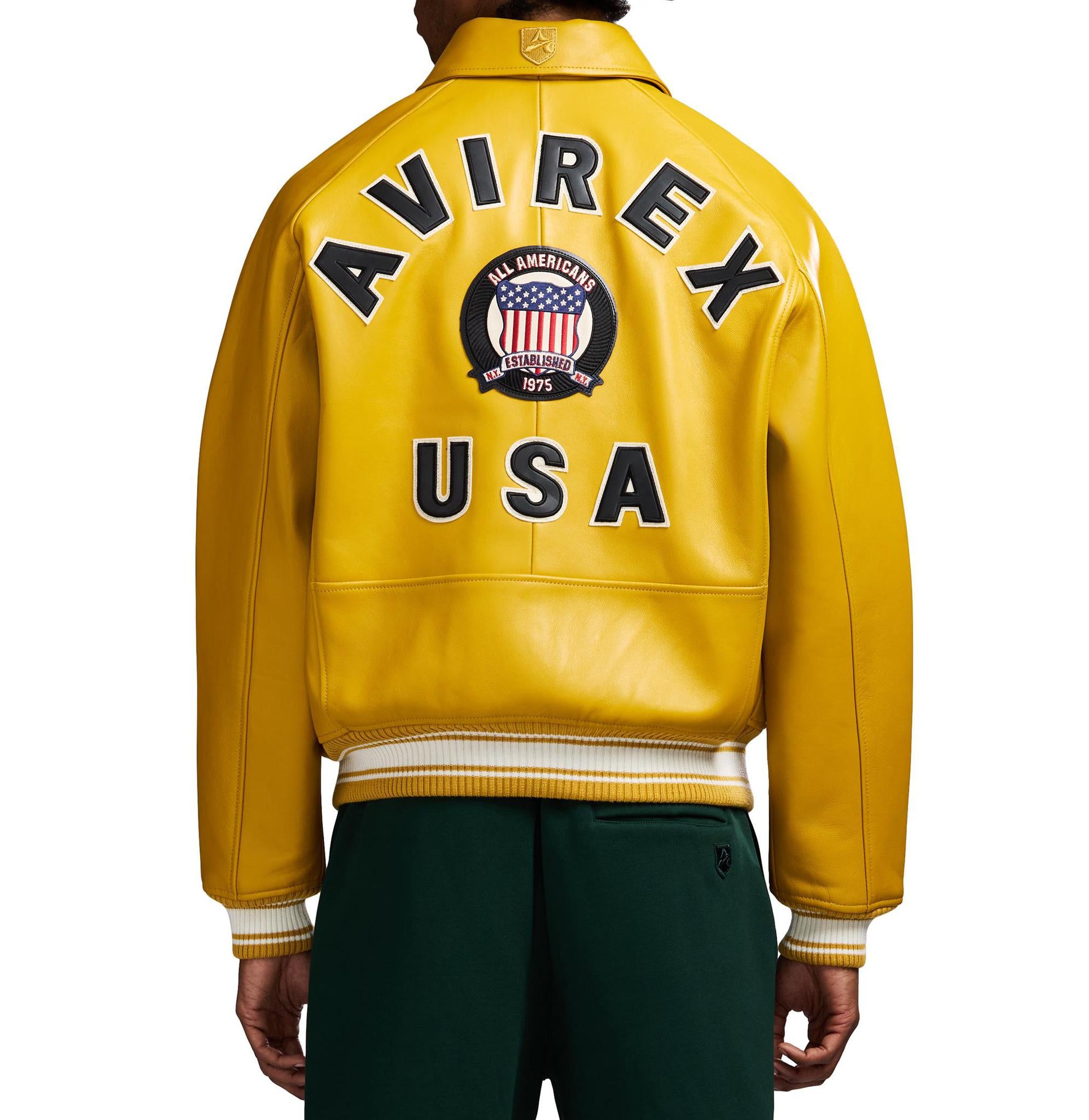 Avirex Fashion Icon Yellow Jacket