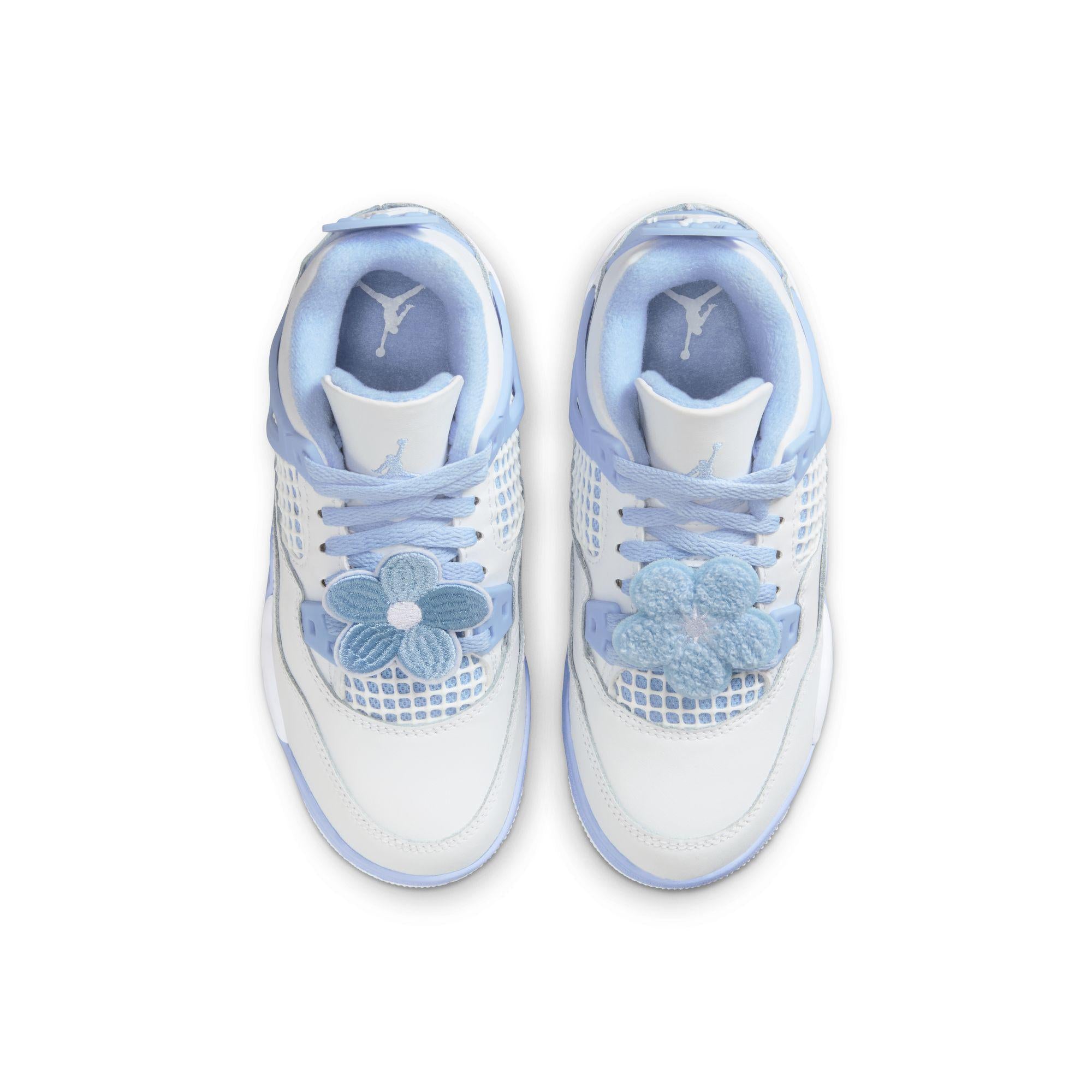 Air Jordan 4 Retro Preschool 'Aluminum'
