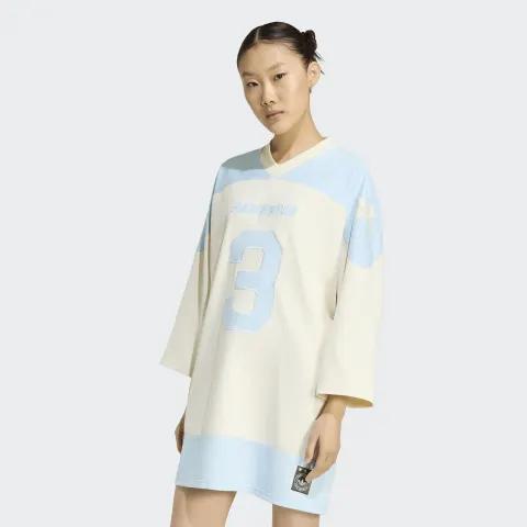 Womens JERSEY DRES ICEBLU