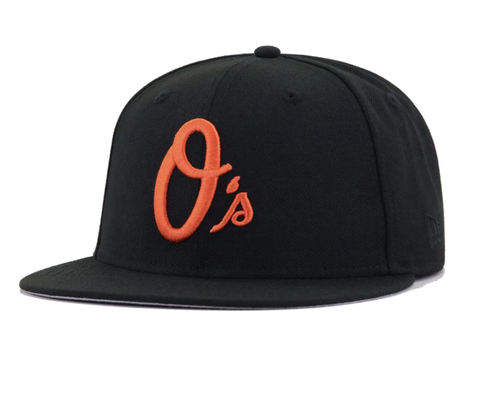 New Era Baltimore Orioles Fitted Black Orange
