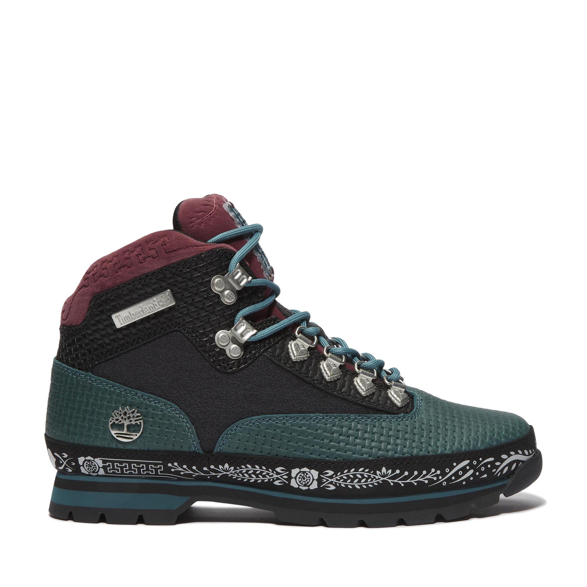 Euro Hiker MID LACE UP BOOT TEAL FULL GRIP