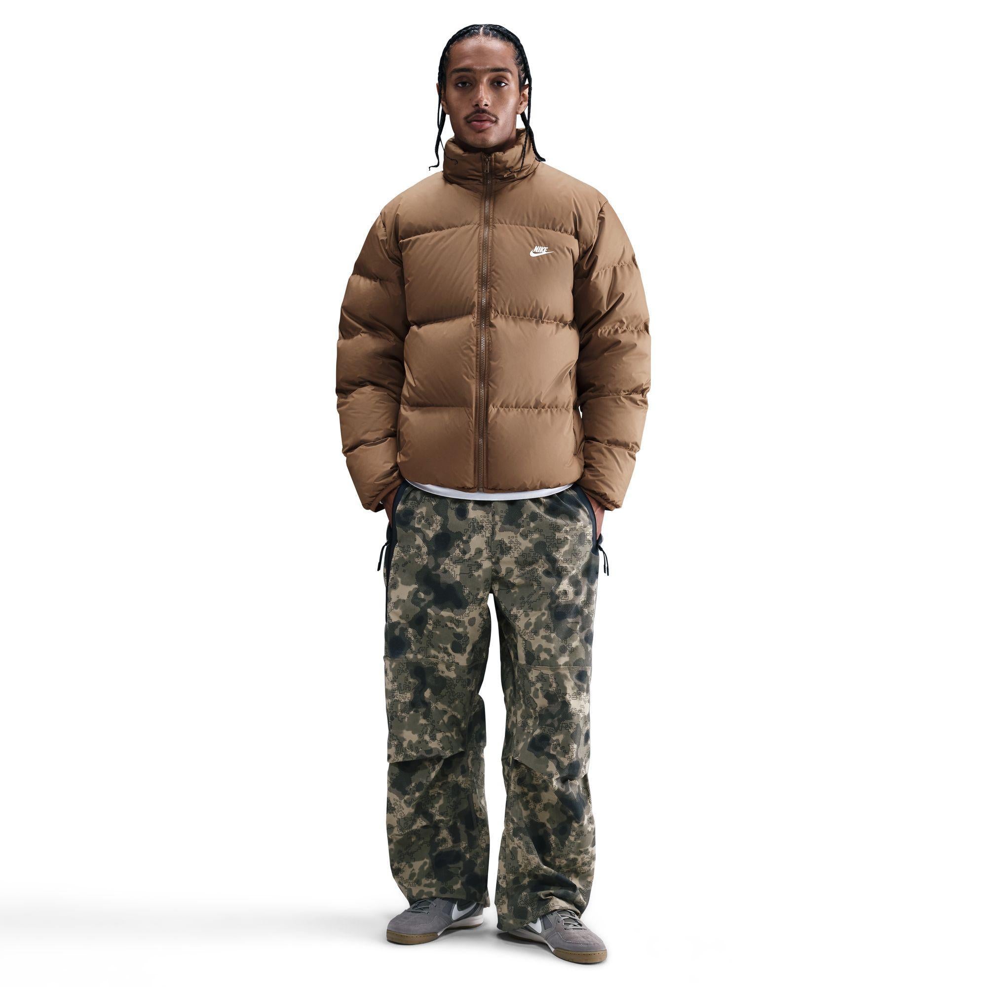 Nike Sportswear Club  Therma-FIT Down Brown Puffer Jacket
