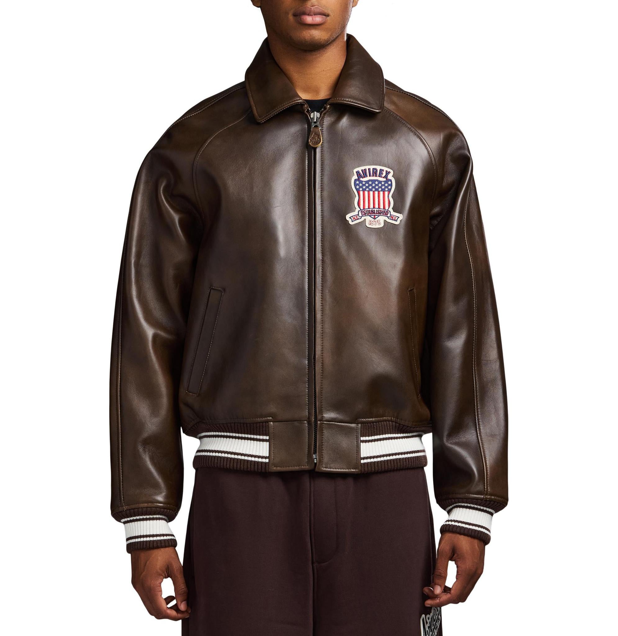 Avirex Fashion Icon Brown Jacket