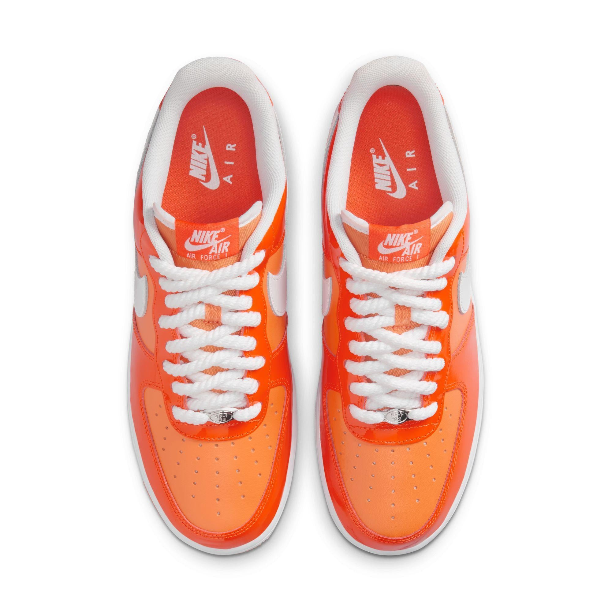 Nike Air Force 1 '07 LV8 “Orange White Patent”