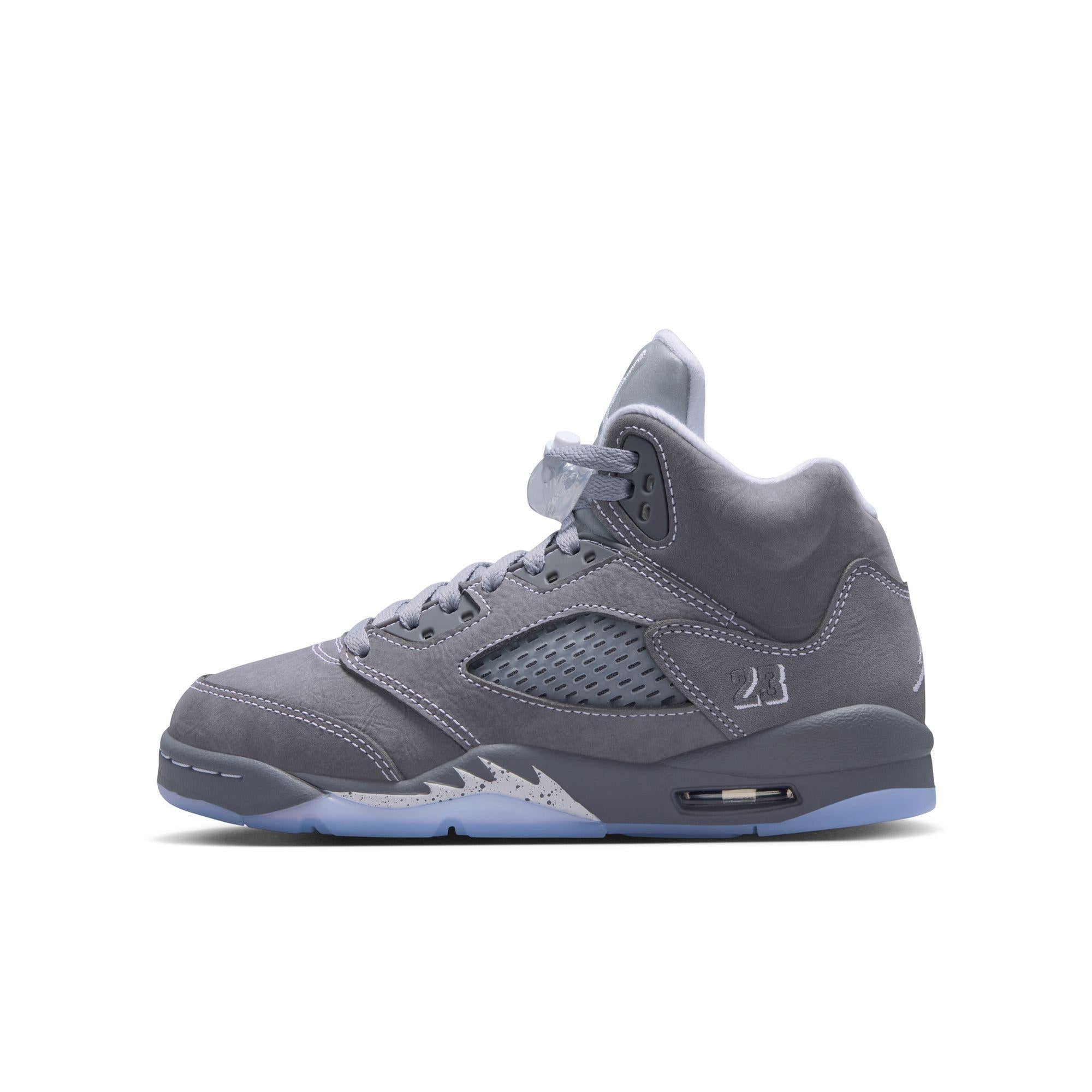 Air Jordan 5 Retro “Wolf Grey” Gradeschool
