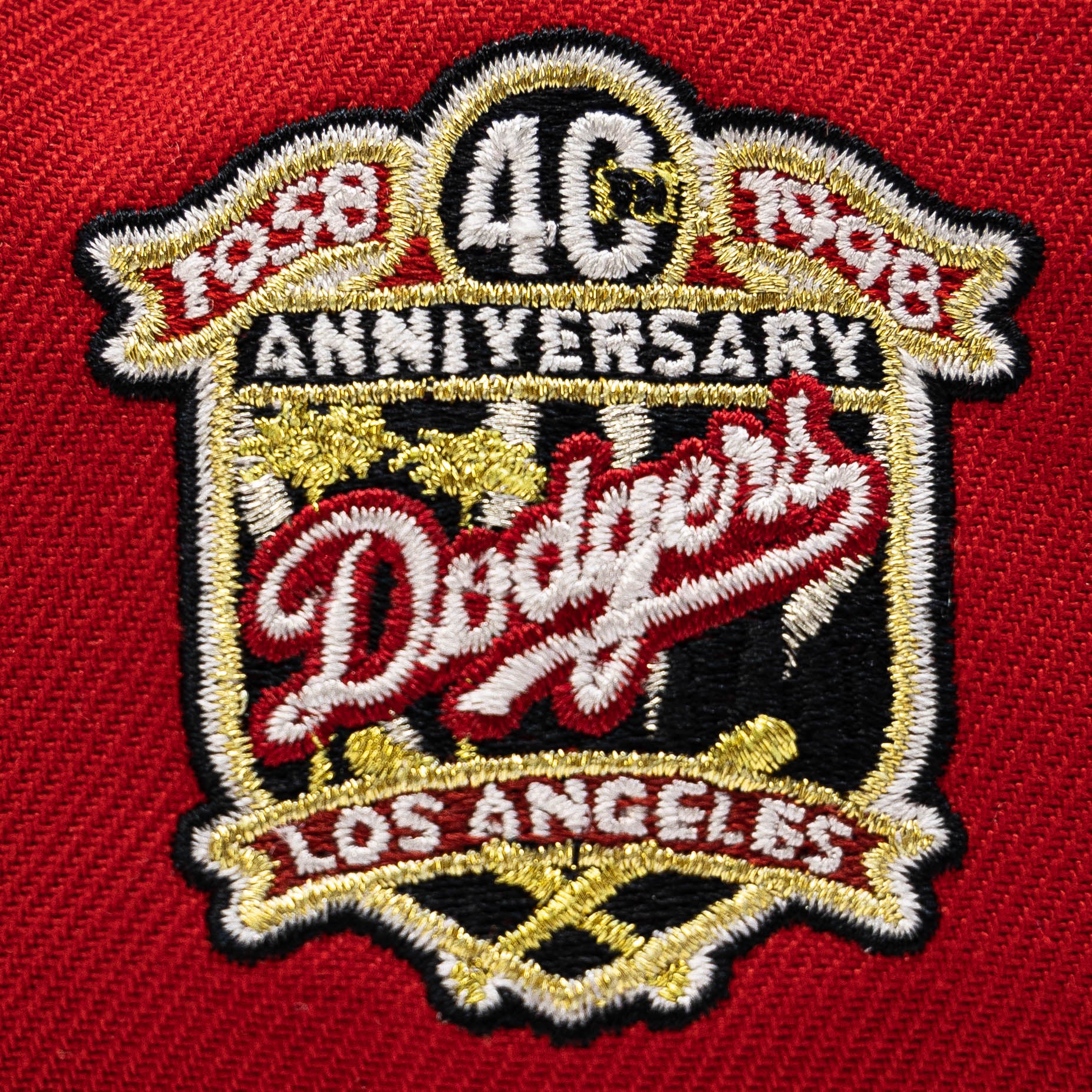 New Era LA Dodgers 40th Anniversary Patch Fitted