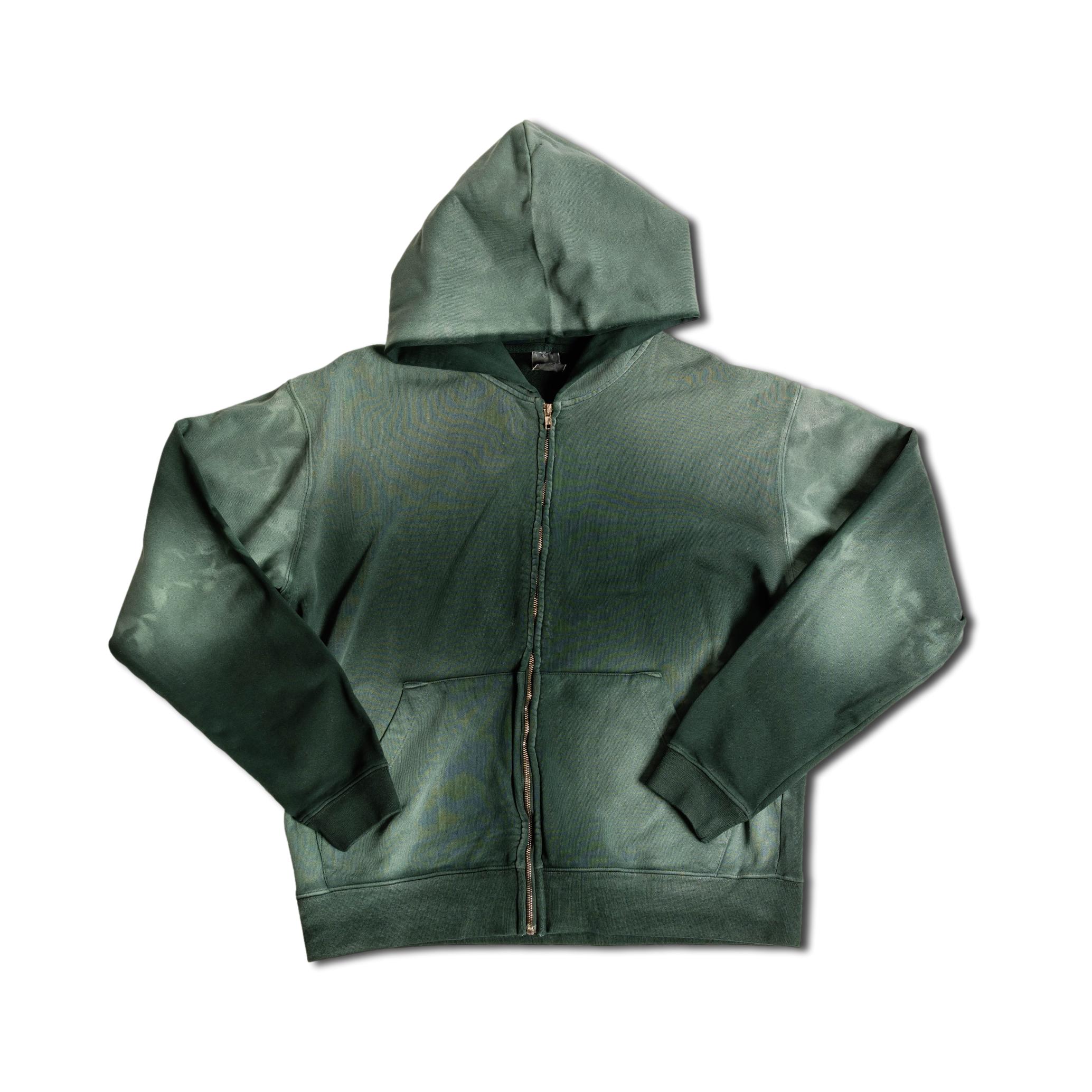Made Exclusive Cross Country Zip Hoodie Green