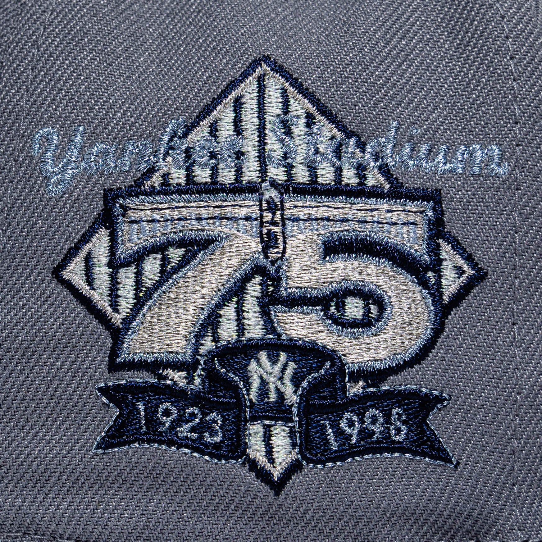 New Era New York Yankees 75th Anniversary Stadium Patch Fitted