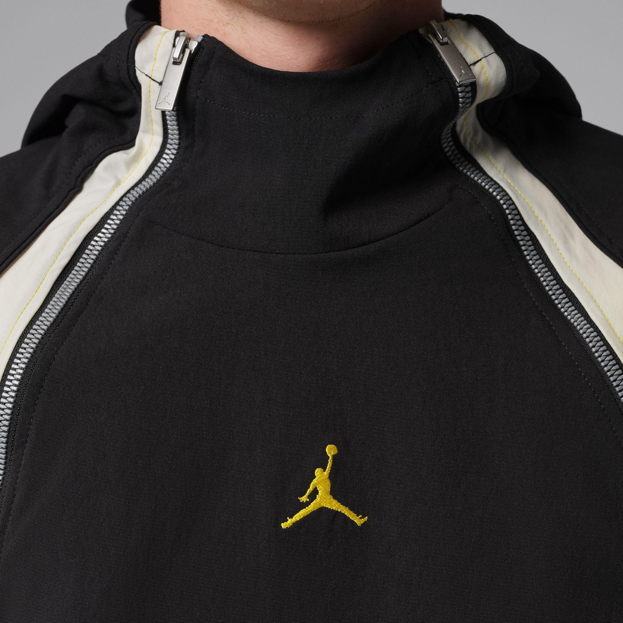 Jordan Flight Lightweight Half-Zip Hoodie “Black/Speed Yellow”