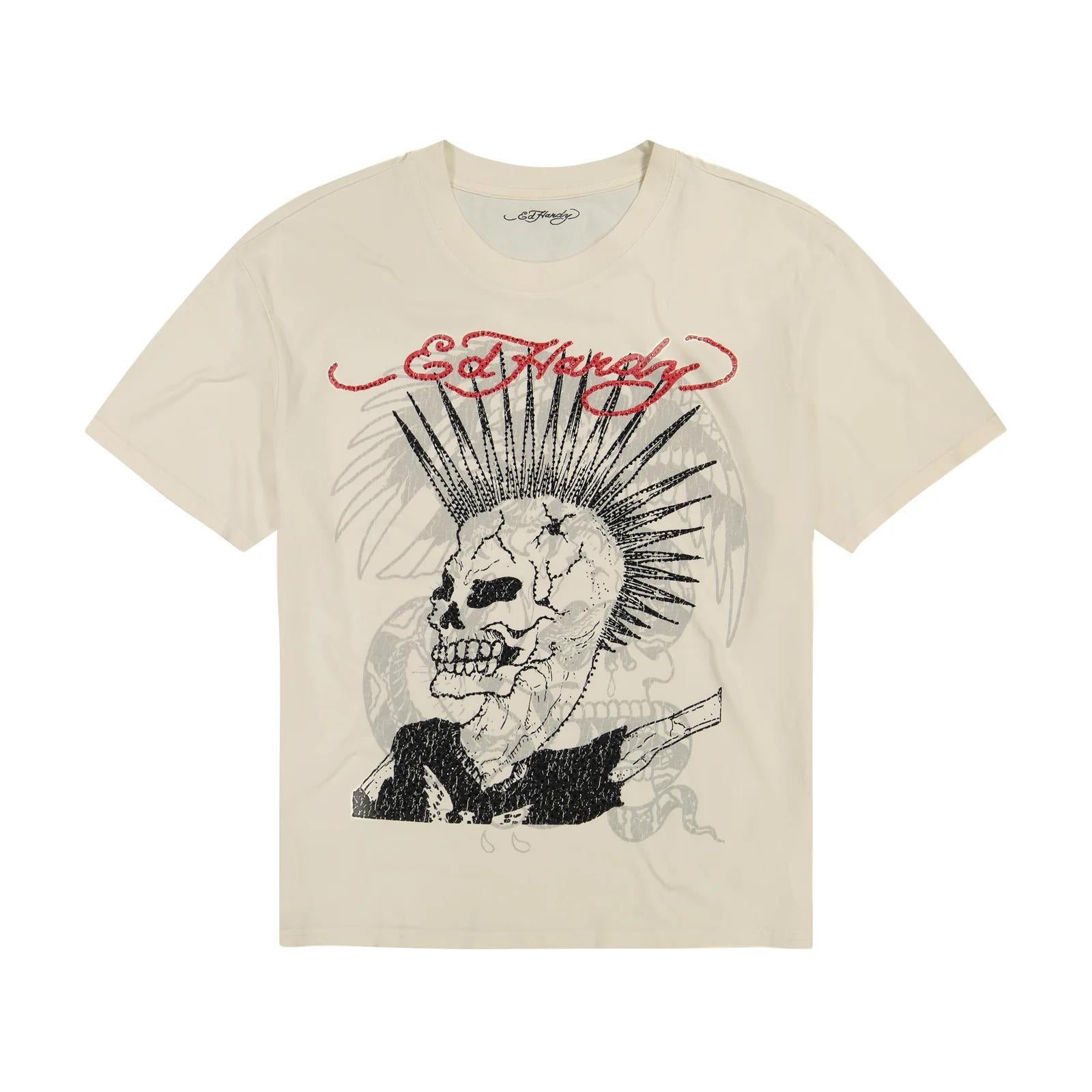 ED HARDY PUNK MOHAWK BOXY Tshirt
