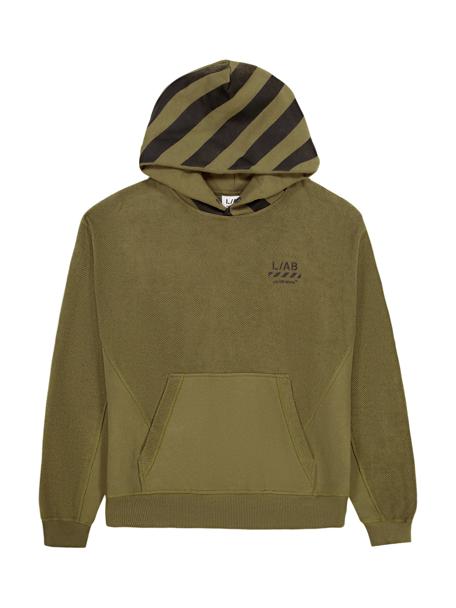 Off White L/AB Reverse Hoodie