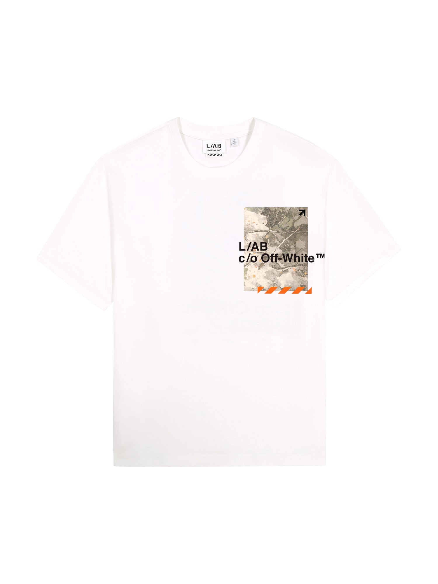 Off White L/AB Camo S/S Tee