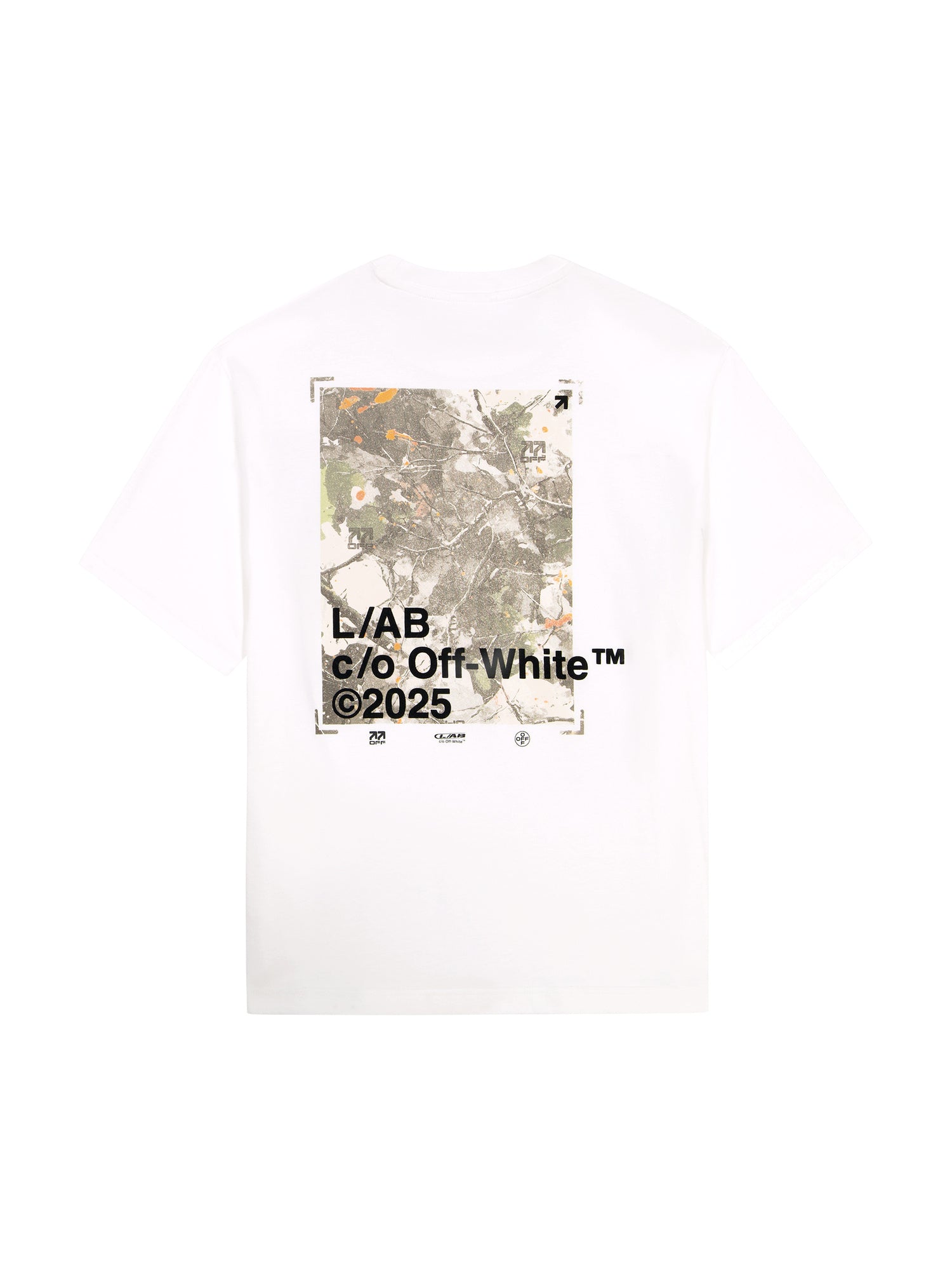 Off White L/AB Camo S/S Tee