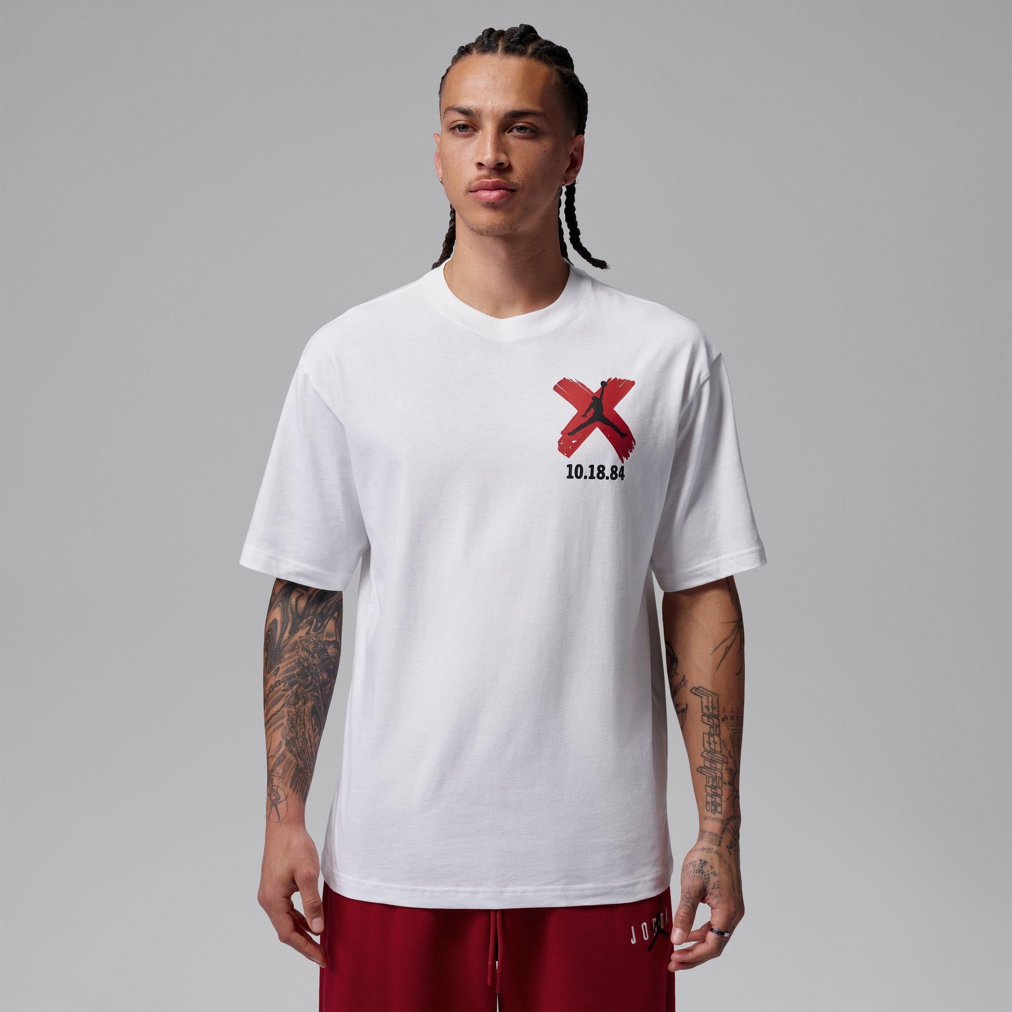 Jordan Brooklyn T-shirt “White Banned”