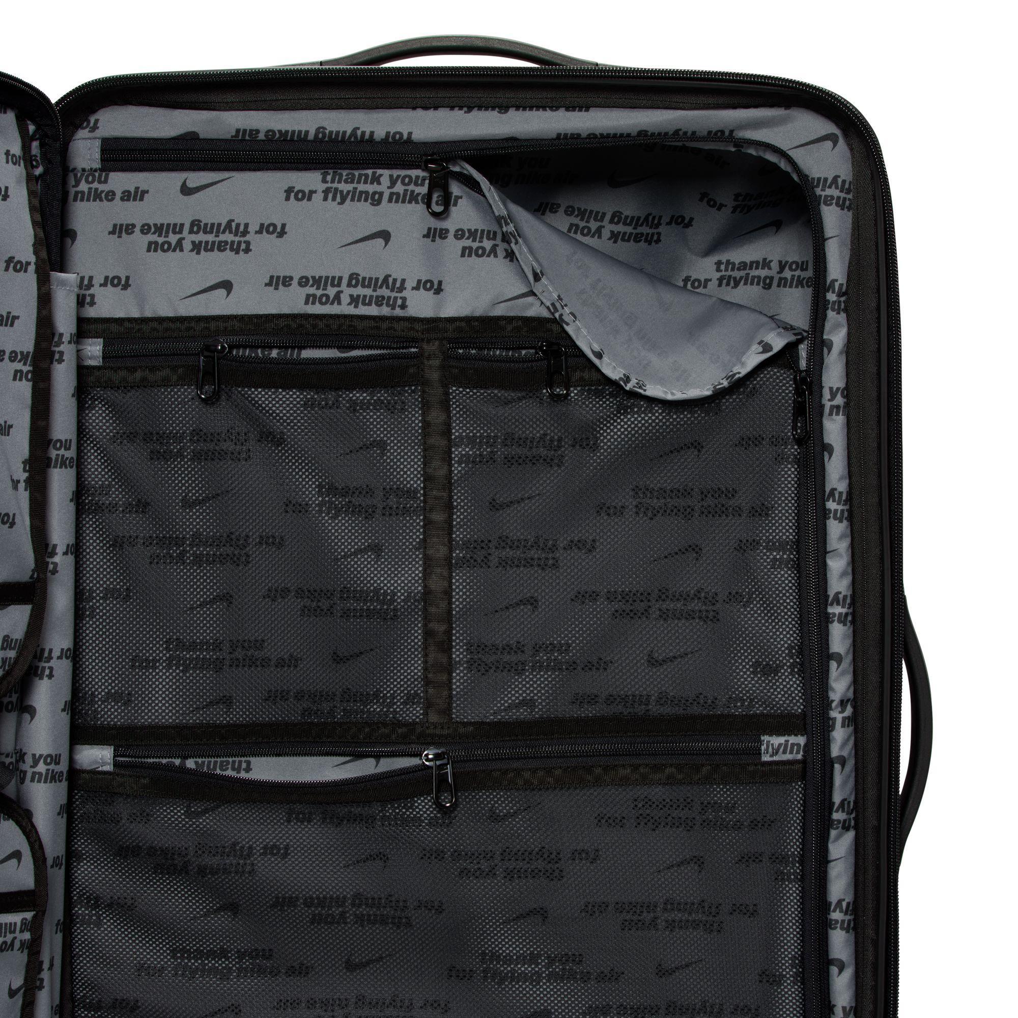 Nike Large Checked Luggage “Black”