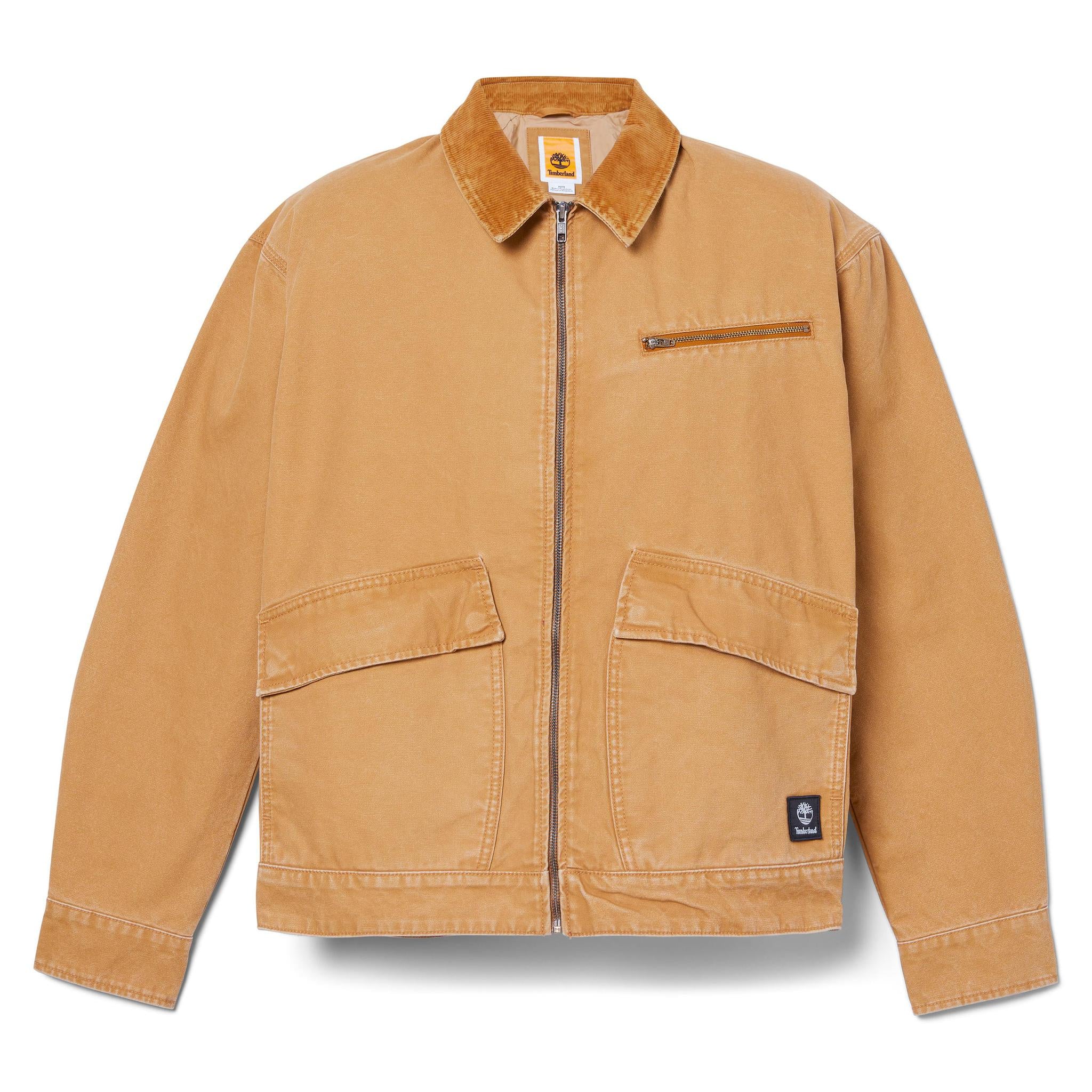 STRAFFORD Washed Canvas Jacket WHEAT