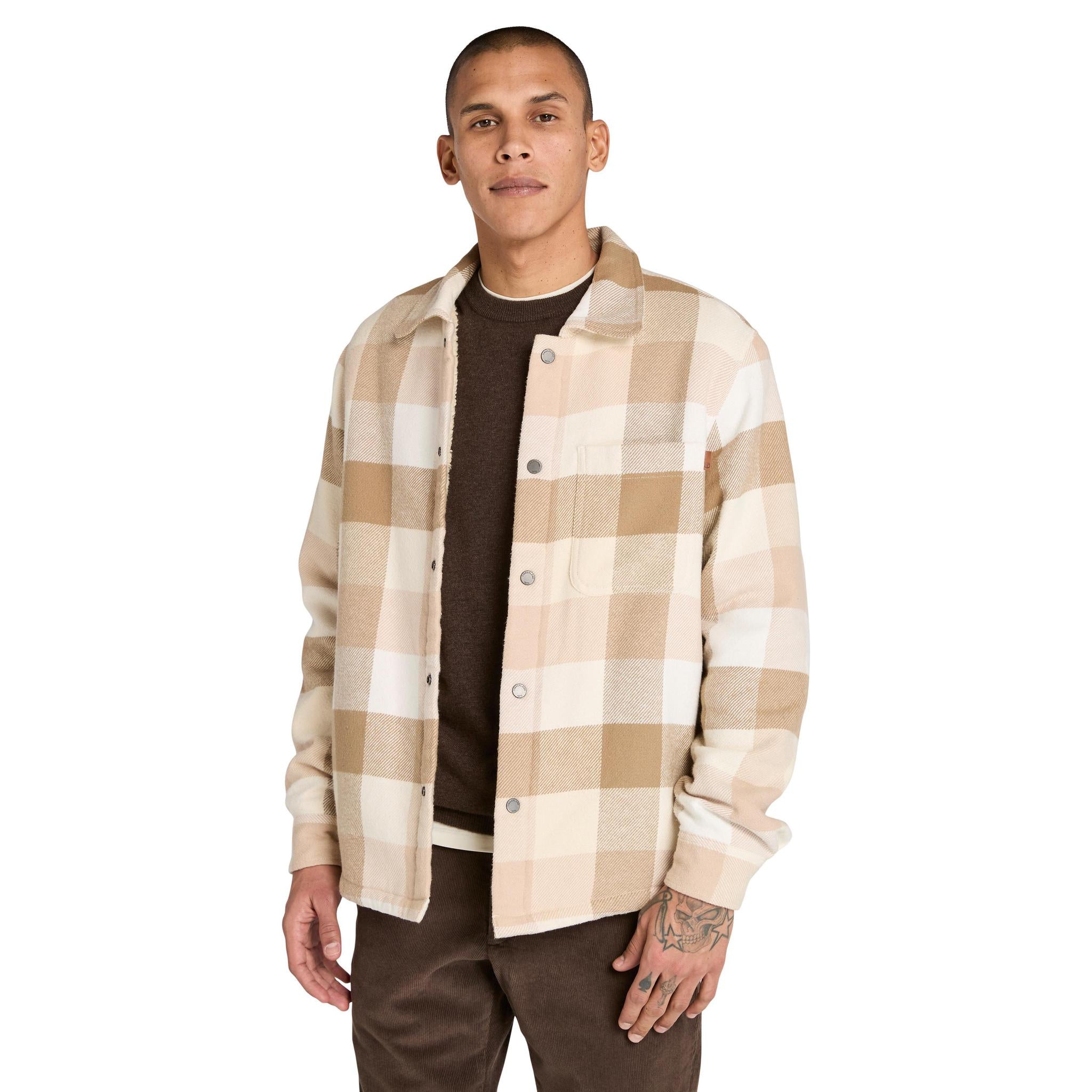 High pile Lined Overshirt ANGORA YD