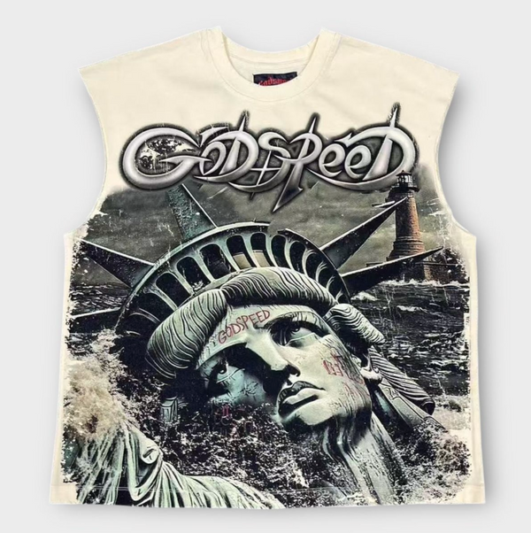 God Speed Sunken Liberty 2 Sleeveless Tee