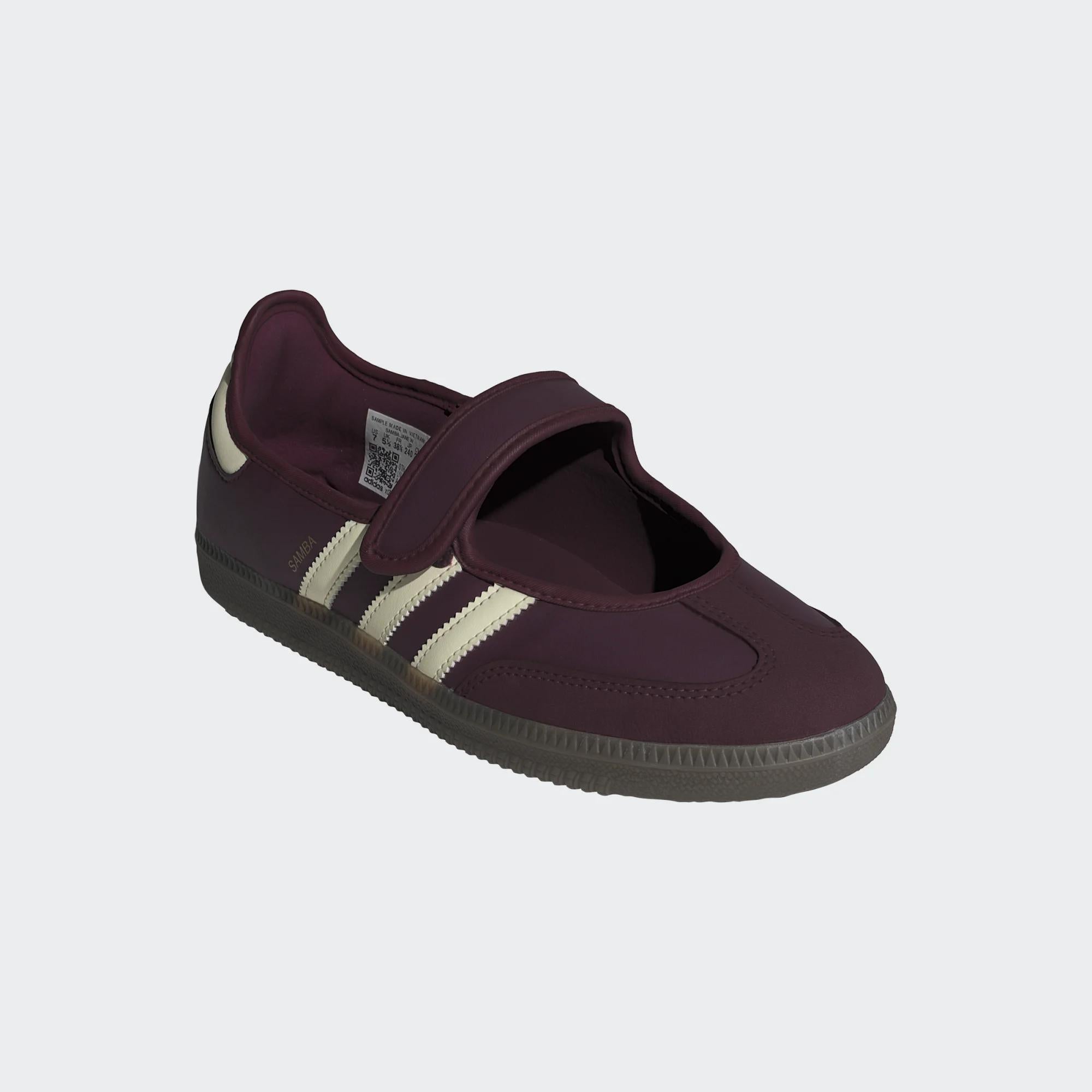 SAMBA JANE W MAROON/CREWHT/GOLDMT