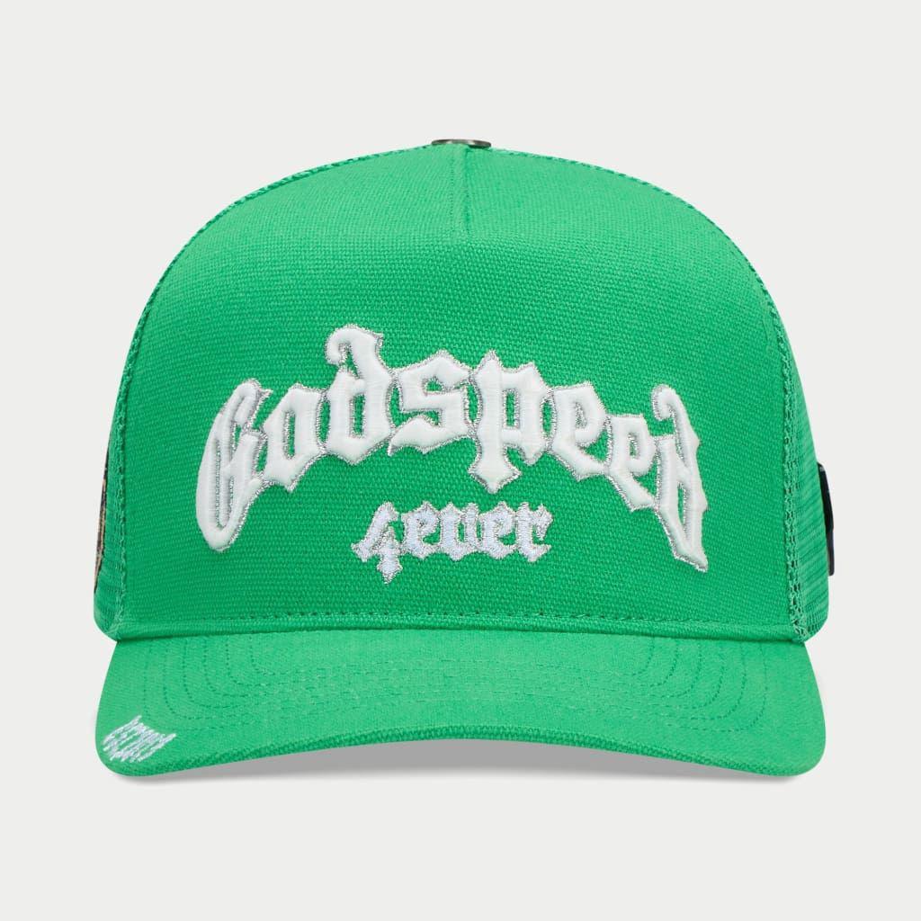 Godspeed Forever Trucker Hat Shamrock