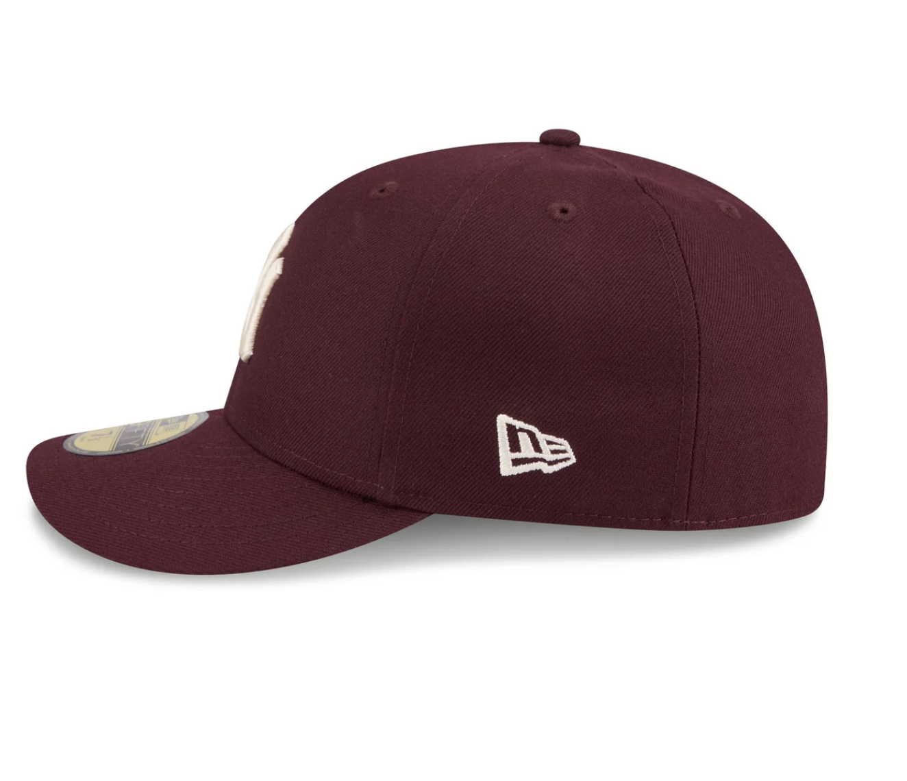 New Era New York Yankees Maroon Pre-Curve 59FIFTY Fitted