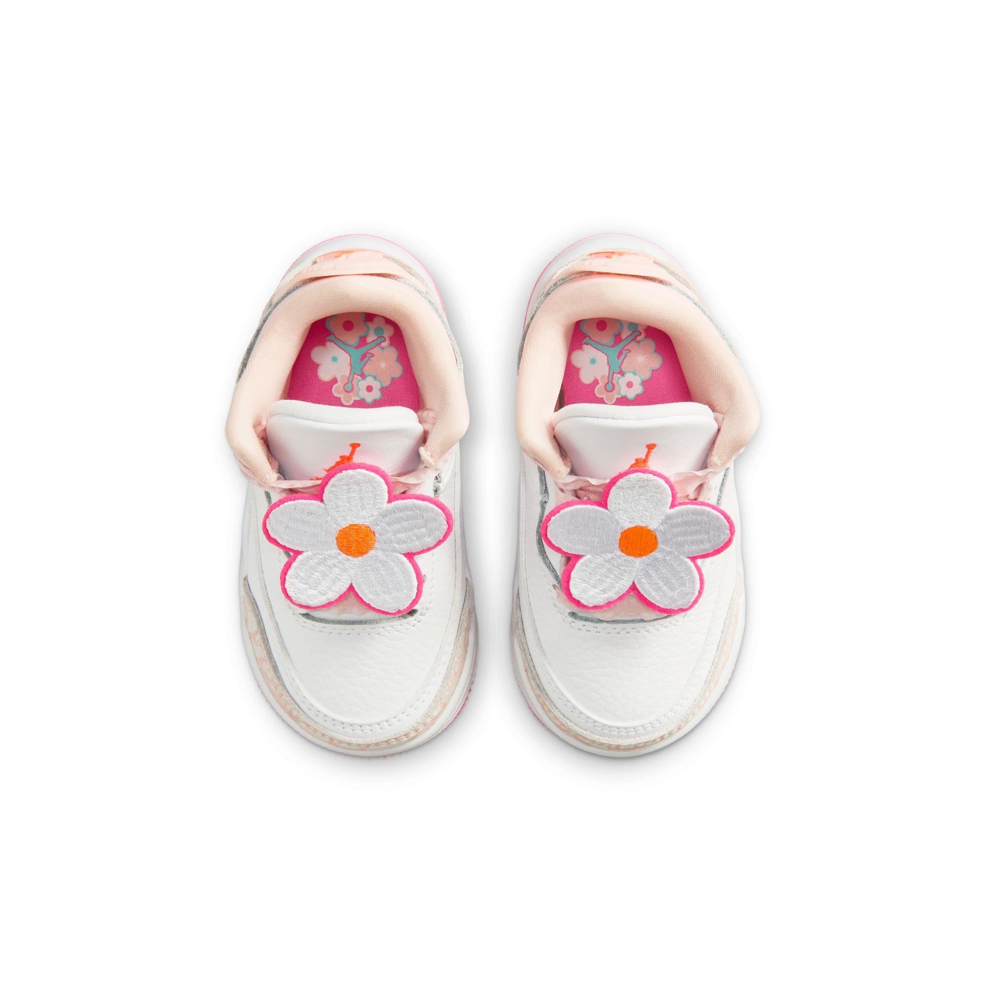 Jordan 3 Retro Toddler “Spring Flowers”