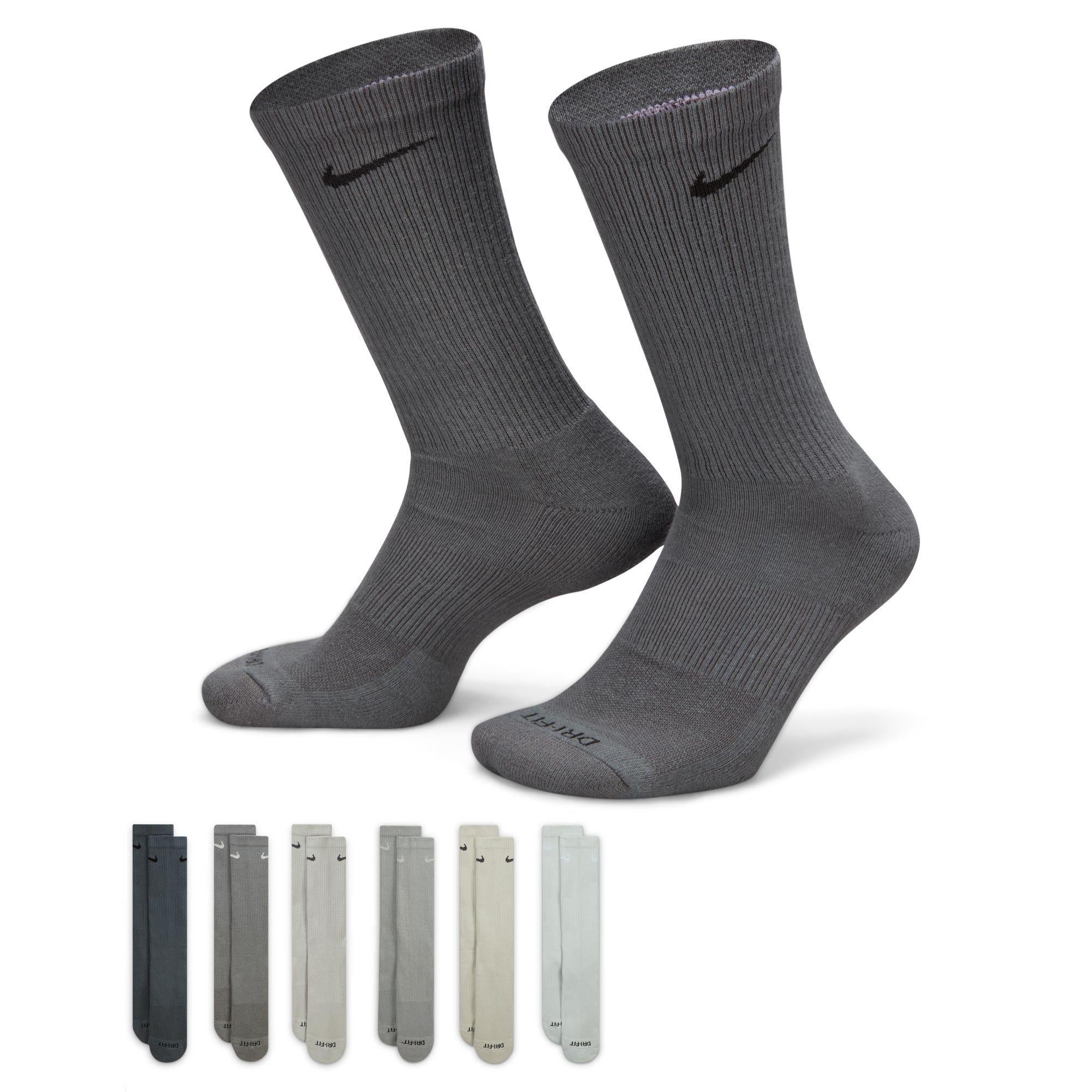 Nike Everyday Plus Cushioned Grey Socks