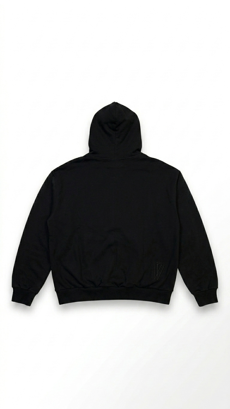 Studio District Black Zip Up Hoodie