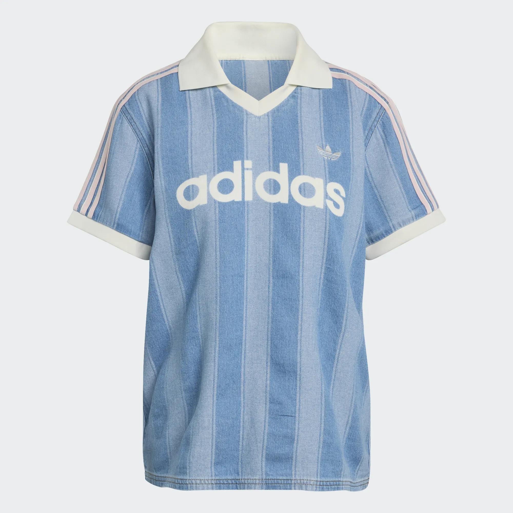 WOMEN DENIM FOOTBALL JERSEY