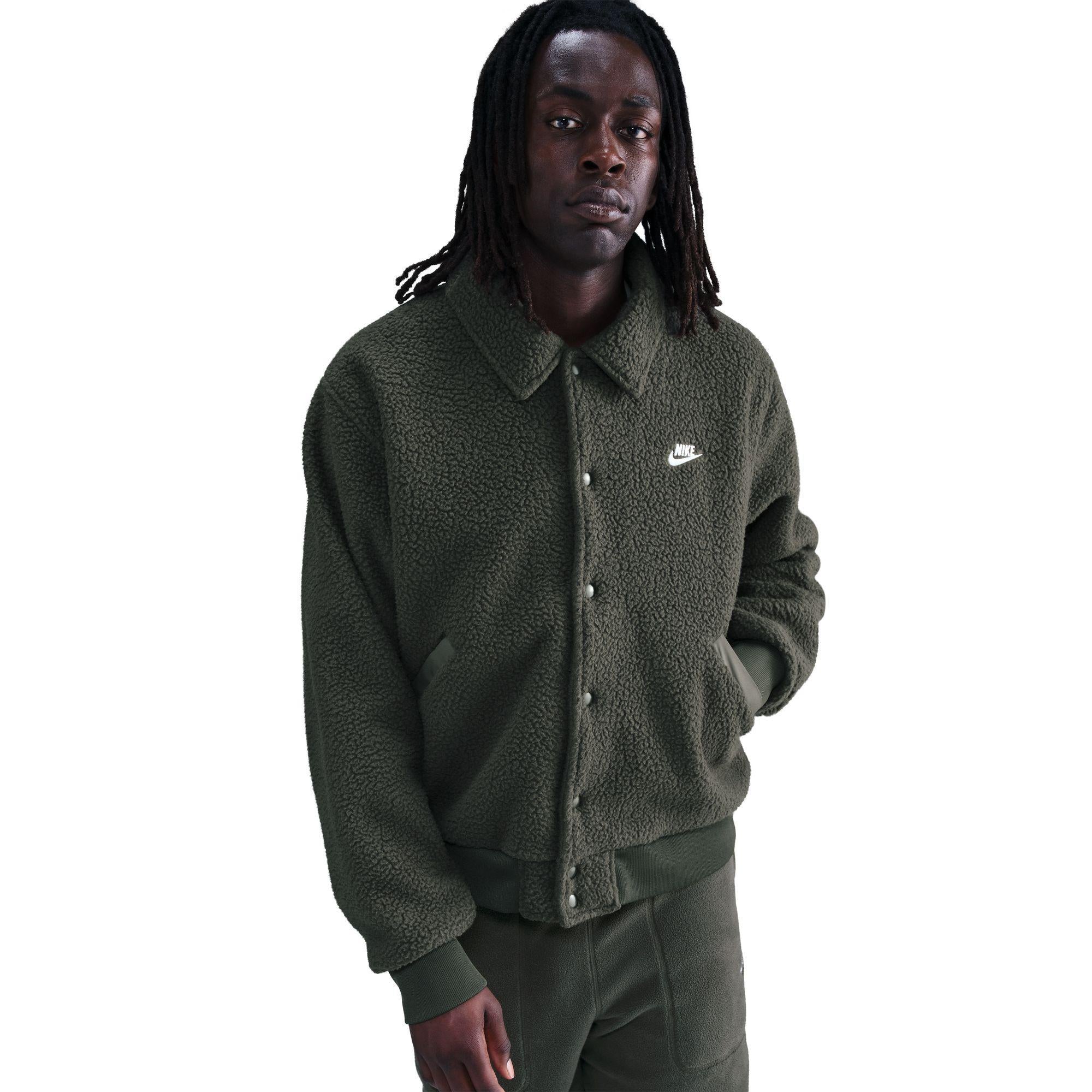 Nike Sportswear Club Men's High-Pile Fleece Coaches Jacket