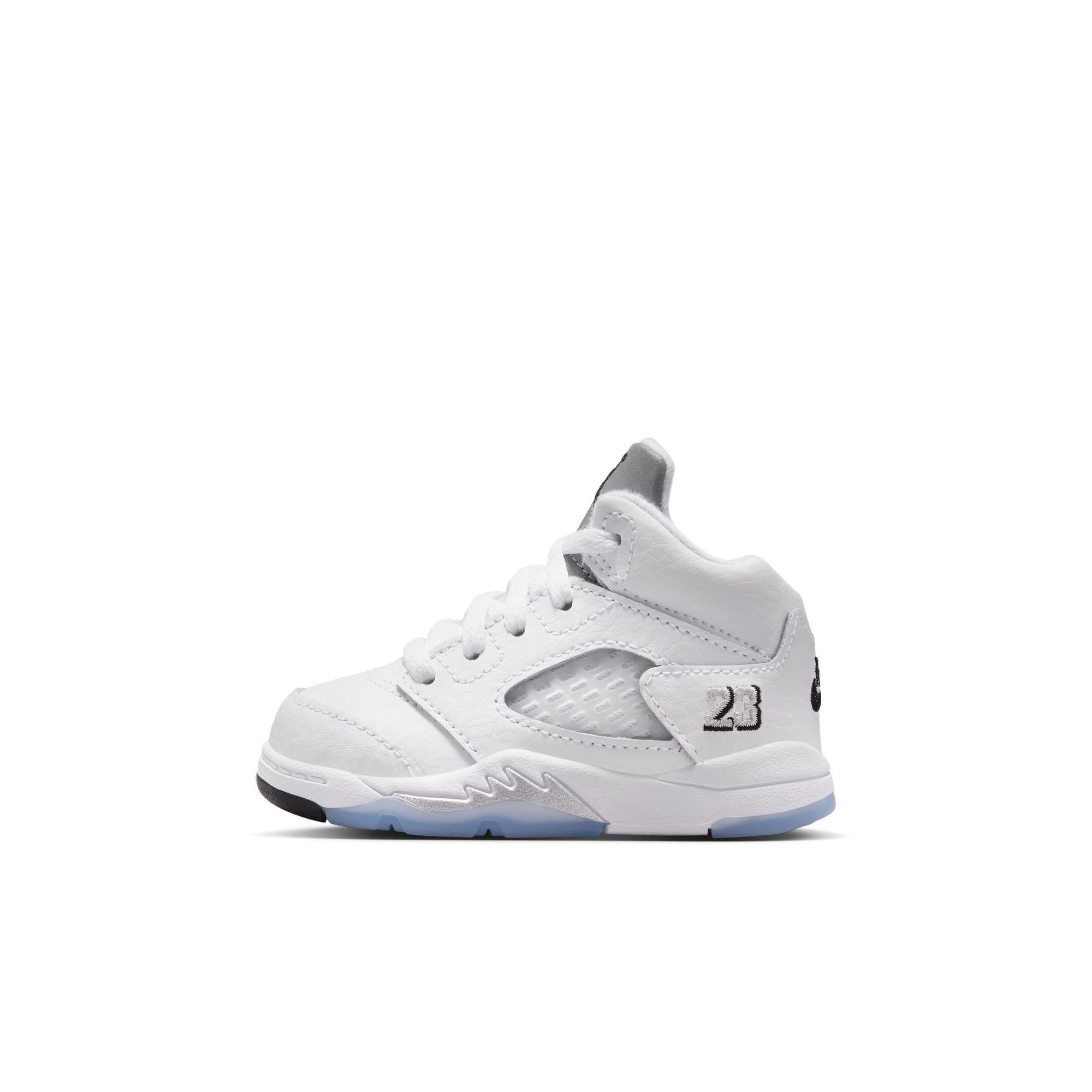 Jordan 5 Retro Toddler “White Metallic”