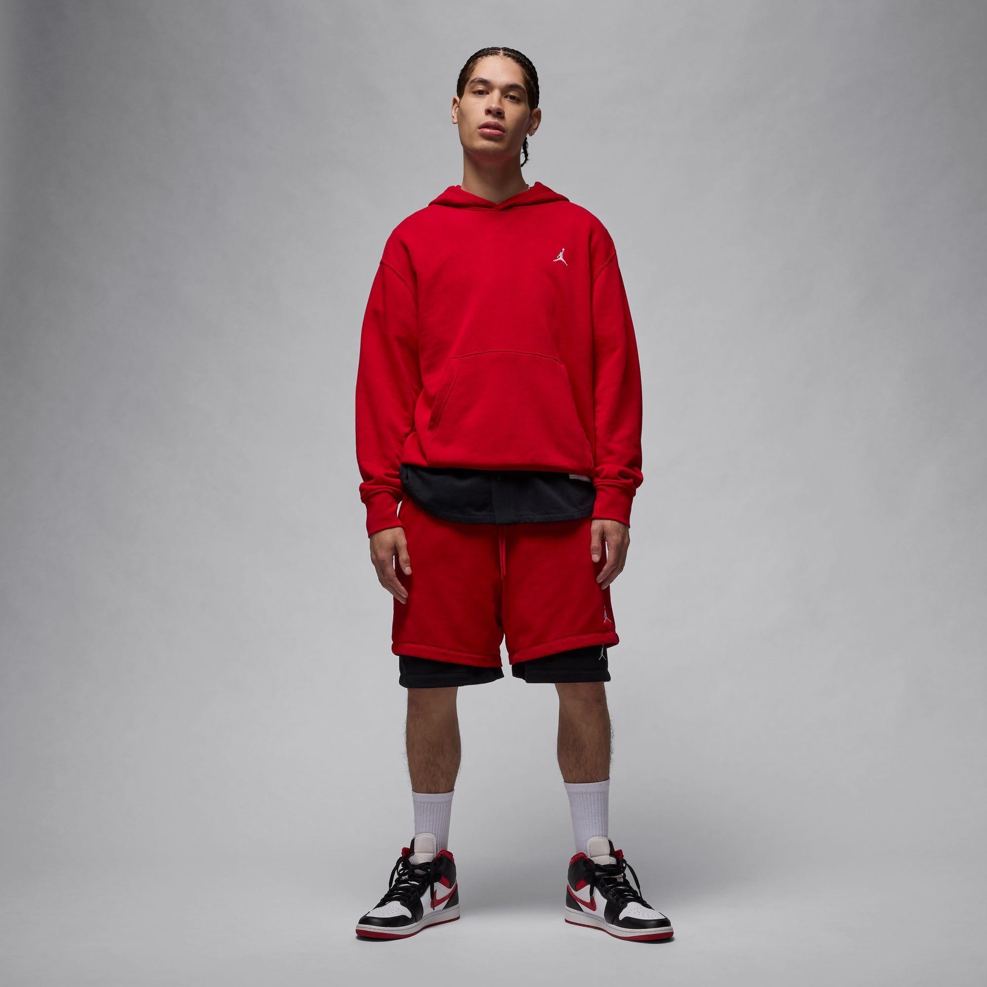 Jordan Brooklyn Fleece Short “Red”