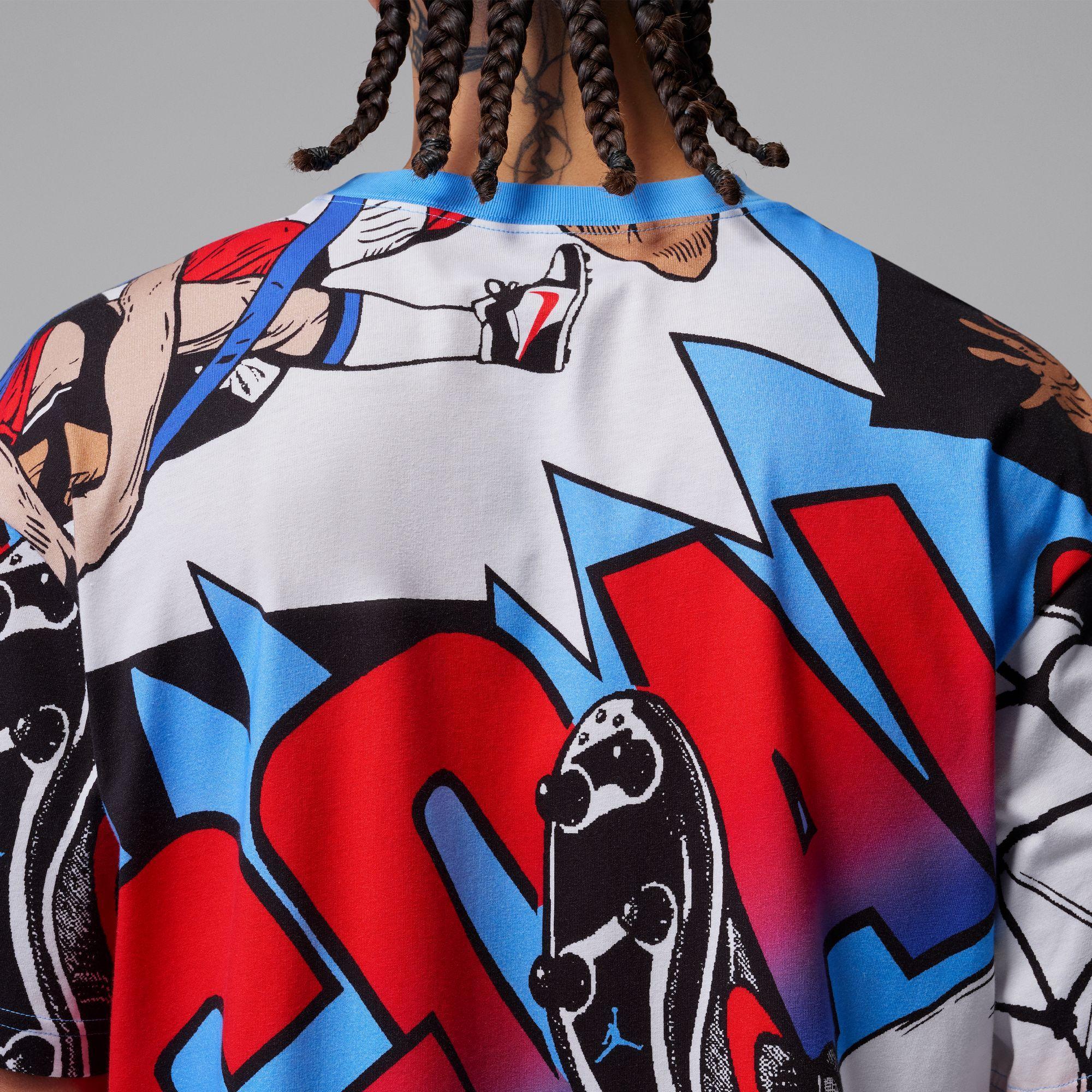 Jordan Brooklyn Short-Sleeve Graphic T-Shirt “White”