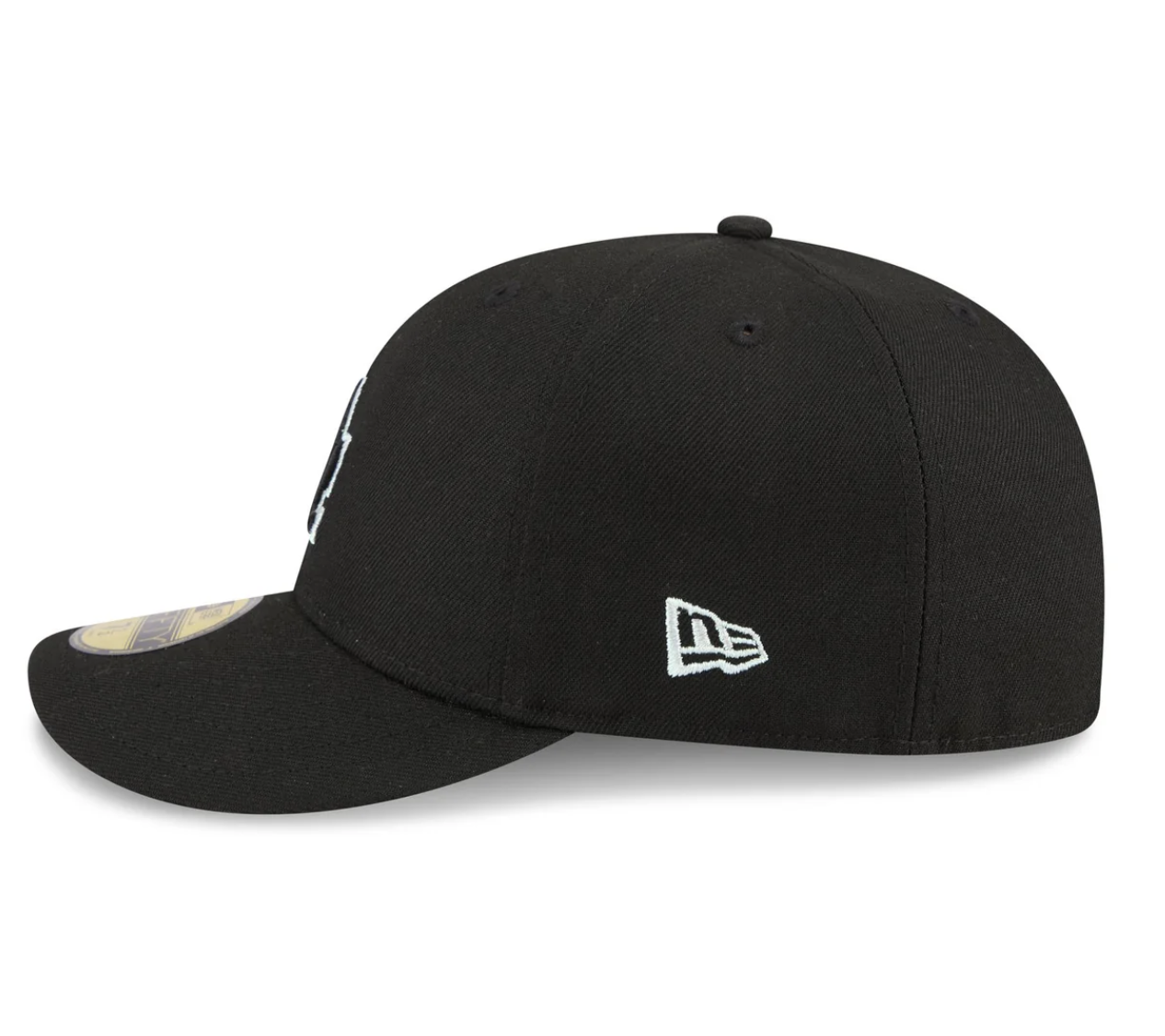 New Era Los Angeles Dodgers Black Pre-Curve 59FIFTY Fitted