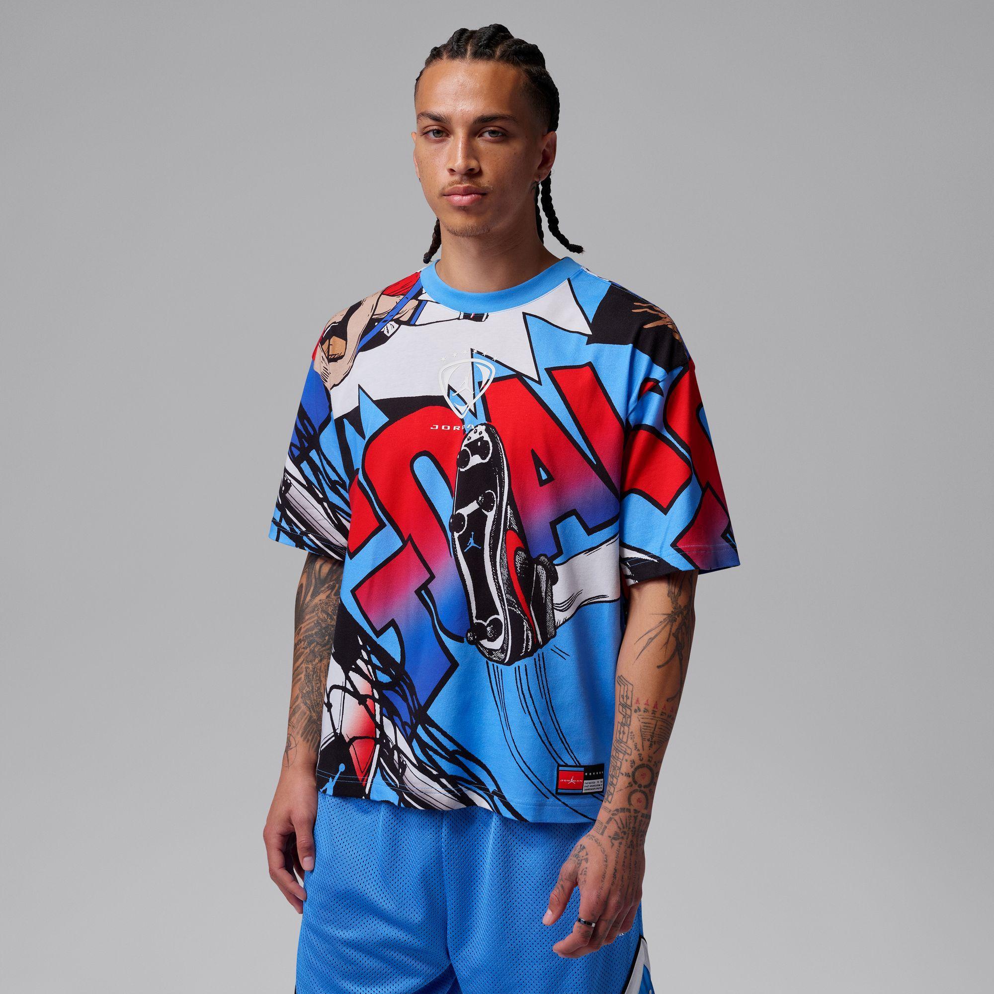 Jordan Brooklyn Short-Sleeve Graphic T-Shirt “White”
