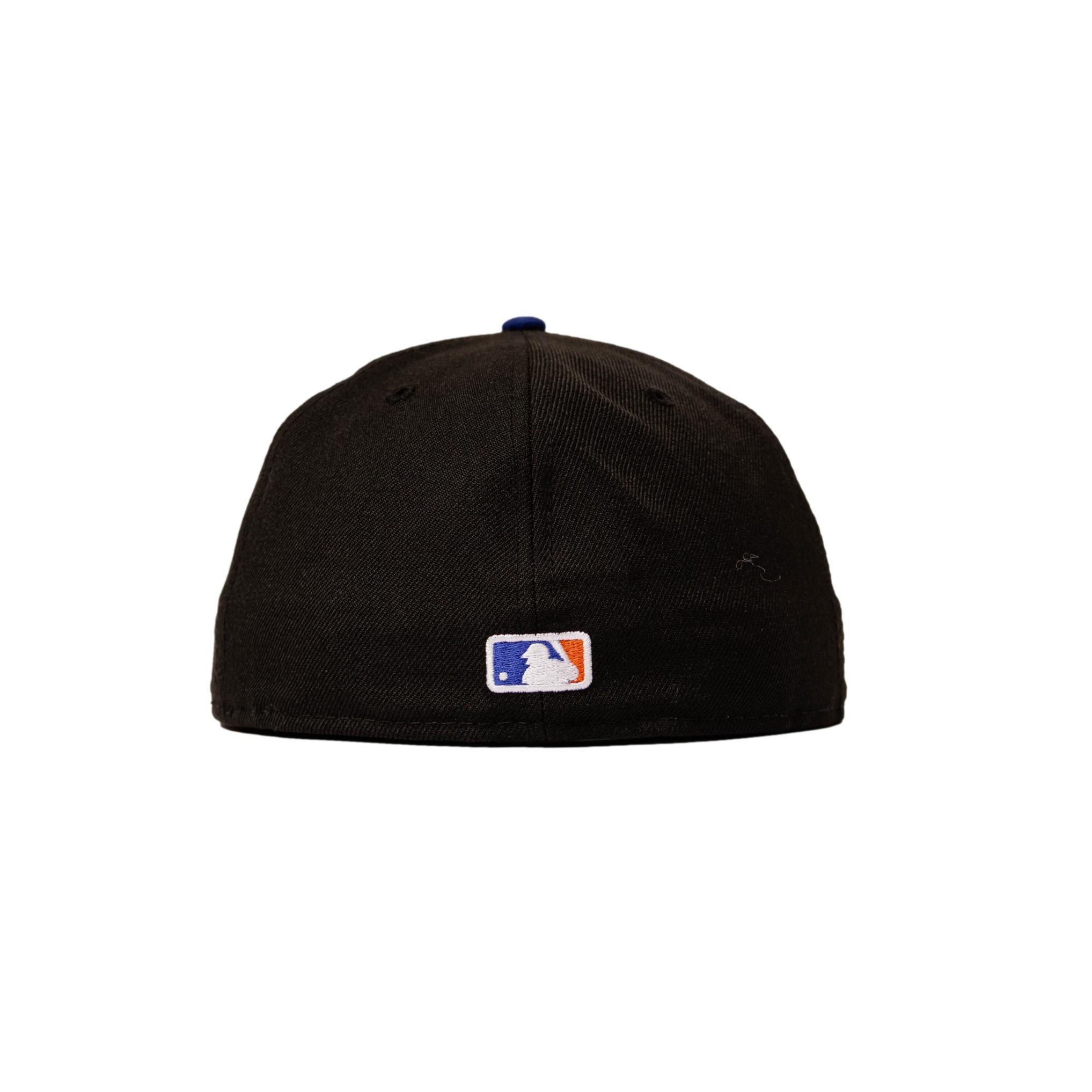 New Era New York Mets Black Royal Blue Fitted