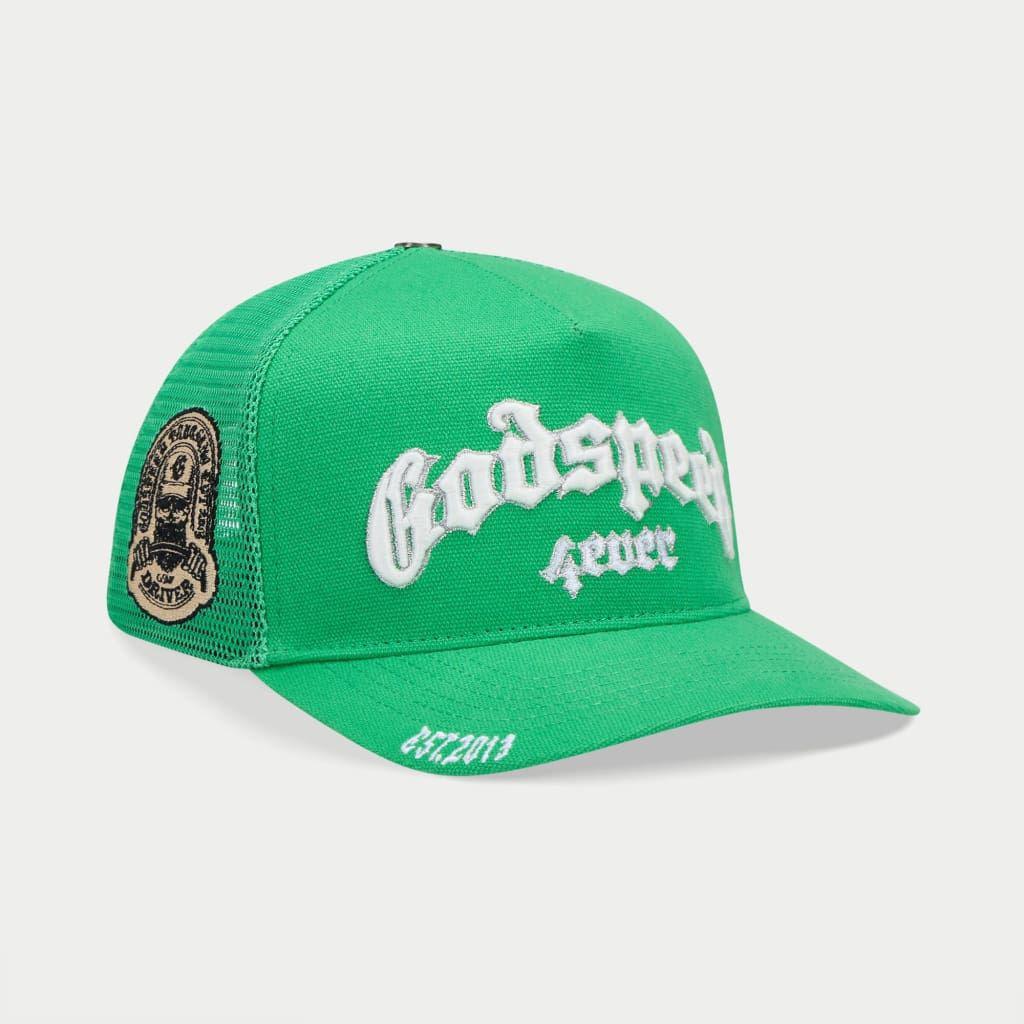 Godspeed Forever Trucker Hat Shamrock