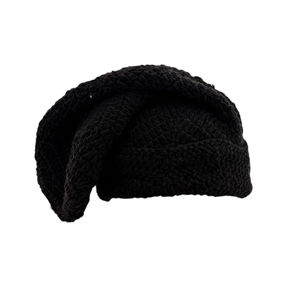 Shadow Moss Crochet Sock Hat