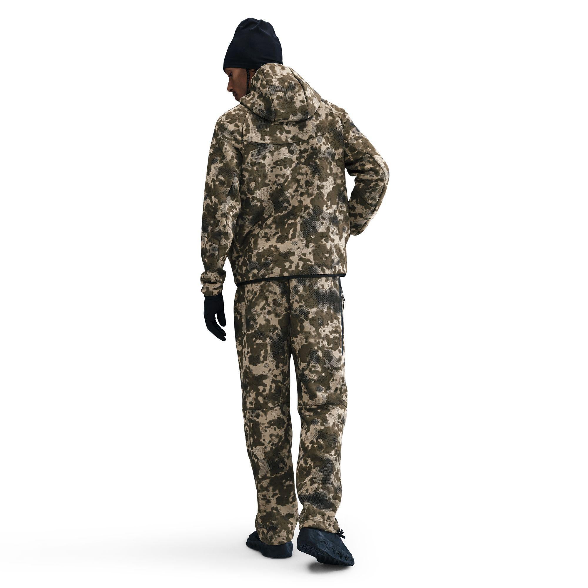 Nike Tech Camo Full-Zip Fleece Camo Windrunner Jacket