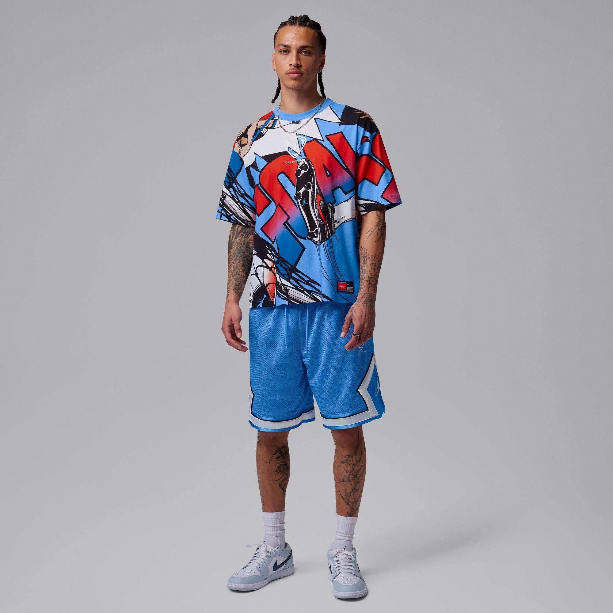 Jordan Brooklyn Short-Sleeve Graphic T-Shirt “White”