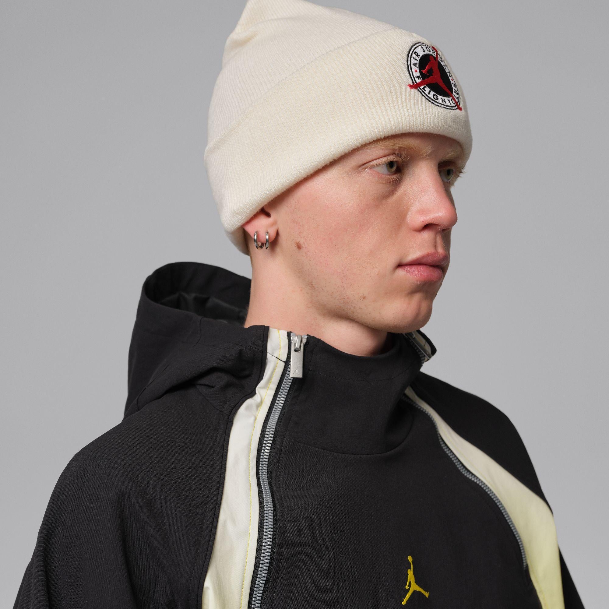 Jordan Flight Lightweight Half-Zip Hoodie “Black/Speed Yellow”