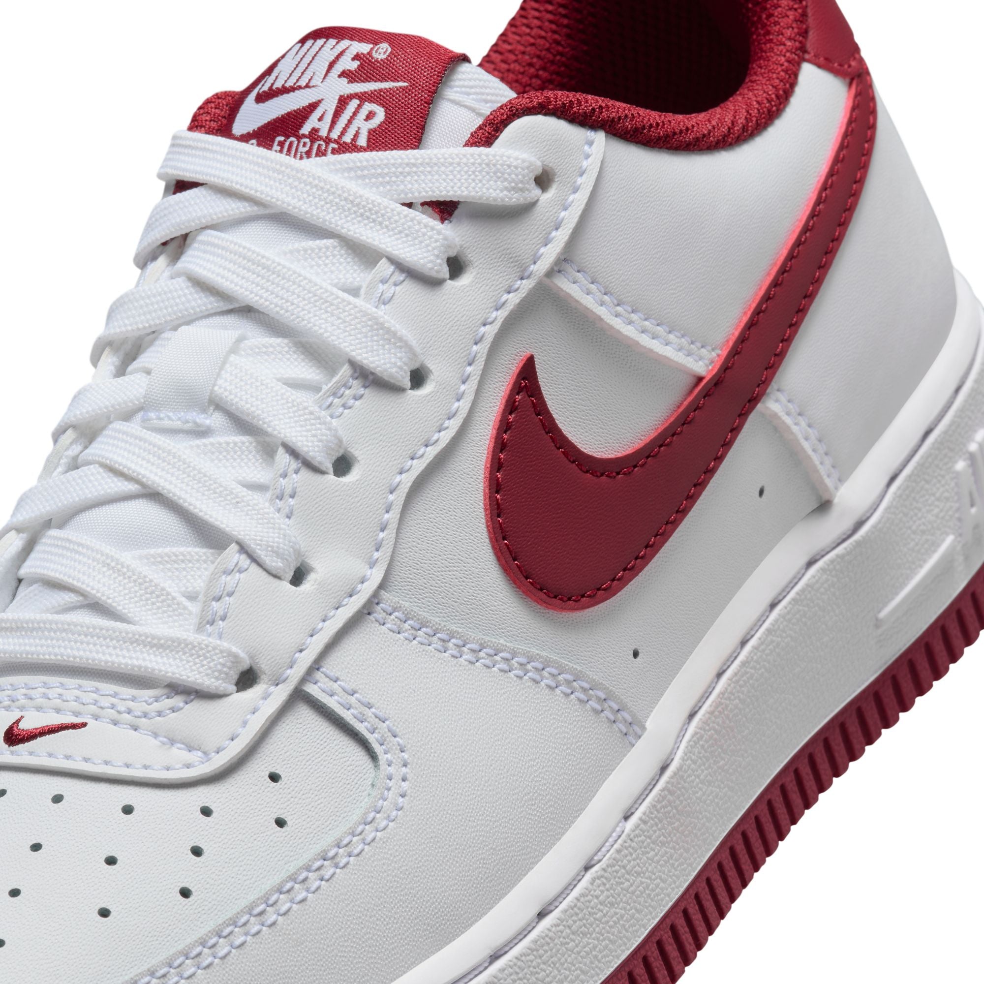 Nike Air Force 1 GS 'White Team Red'