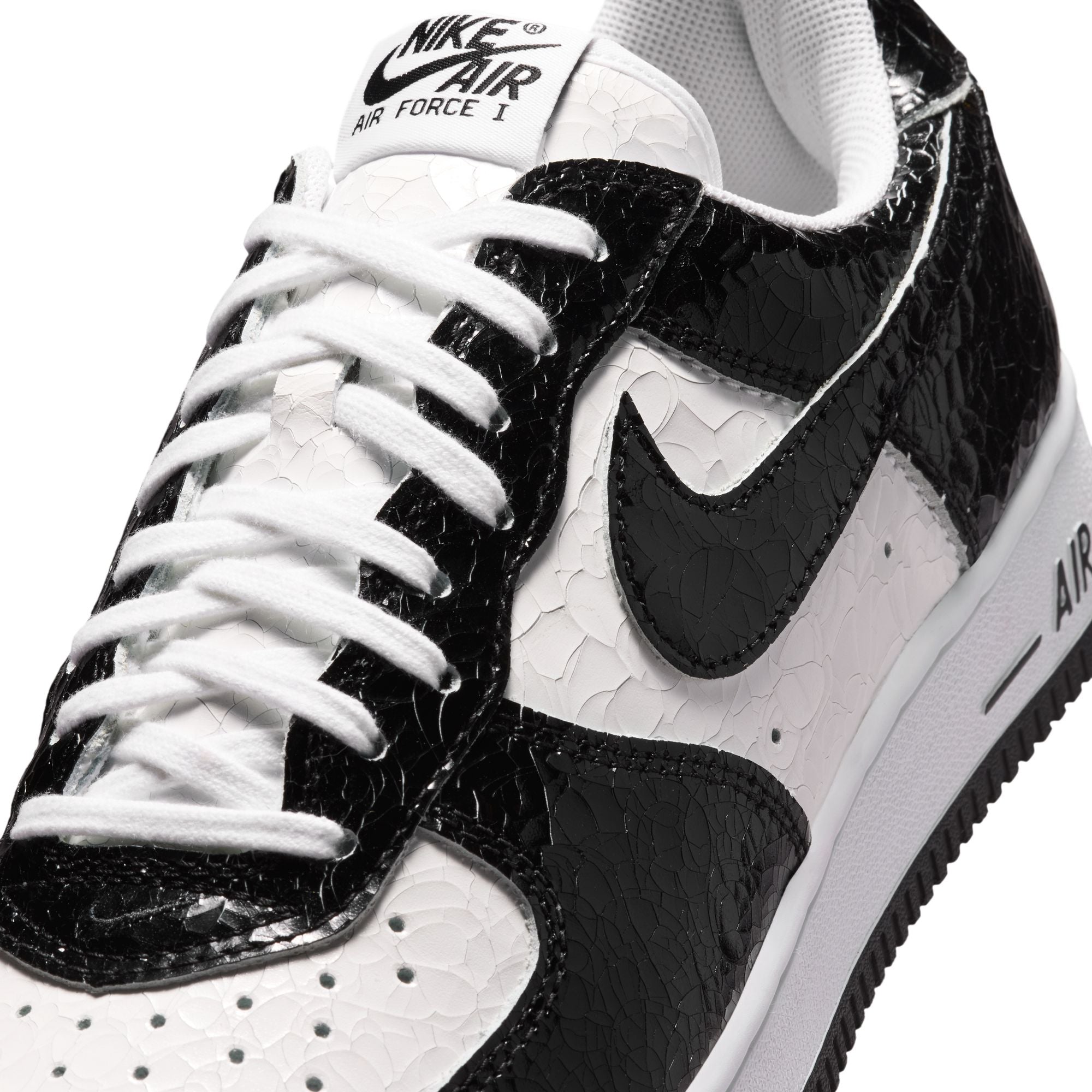 Nike Air Force 1 “Cracked Leather Black”