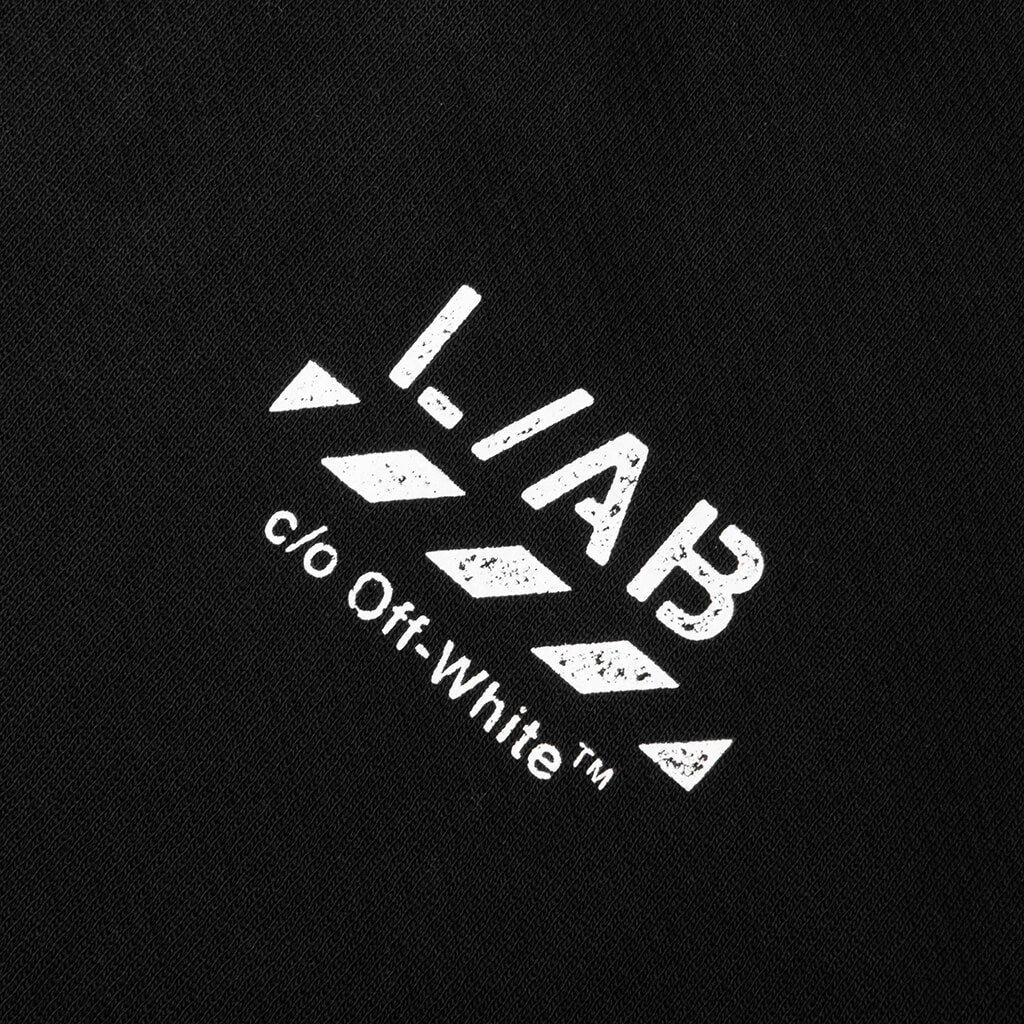 Off White L/AB Diag Crewneck Sweatshirt